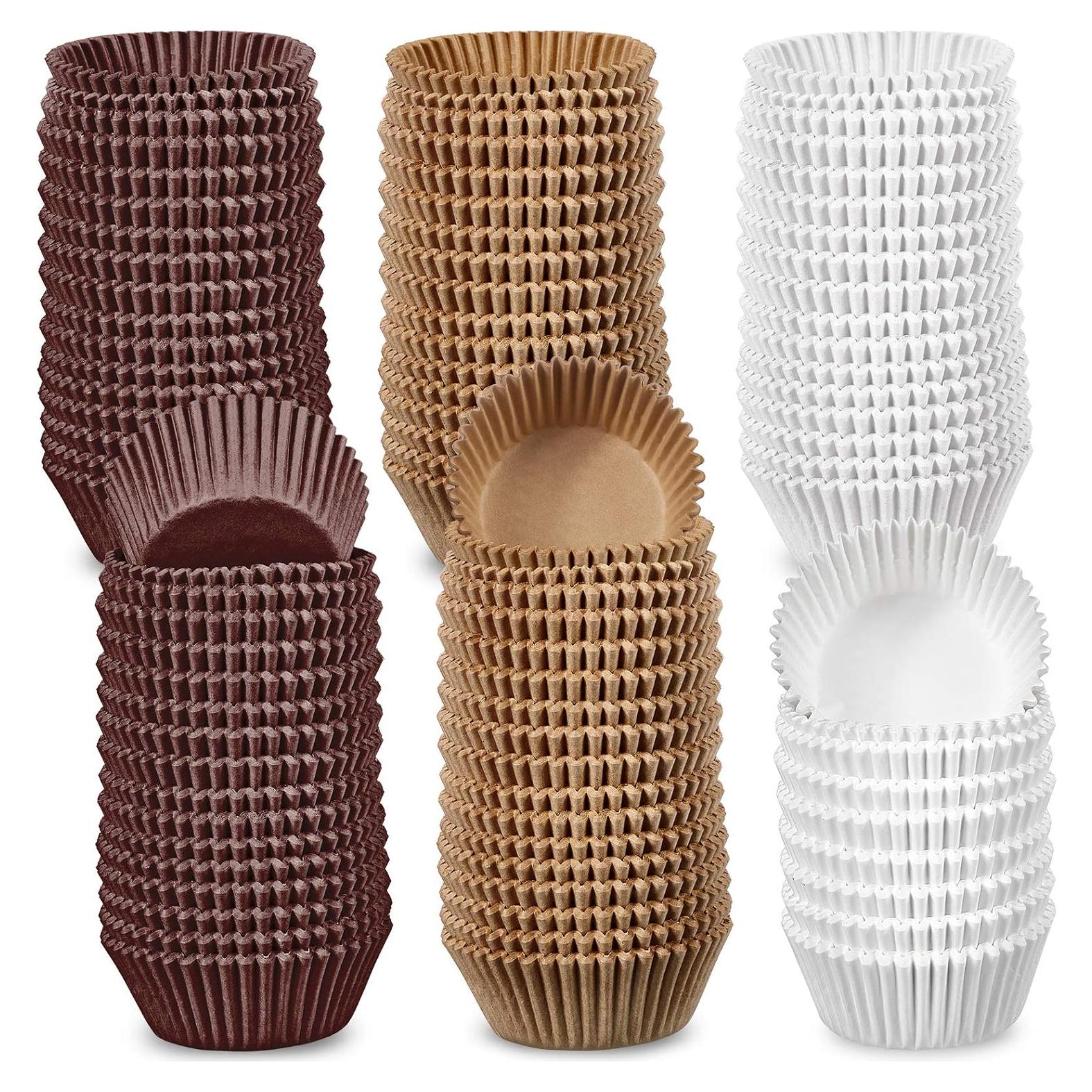 Forros de Cupcake Zonon 1000 Piezas Papel Biodegradable 3 cm