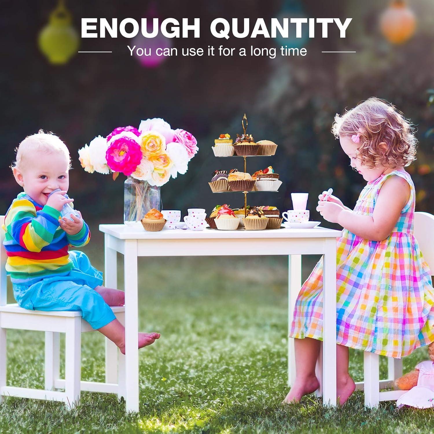 Forros de Cupcake Zonon 1000 Piezas Papel Biodegradable 3 cm