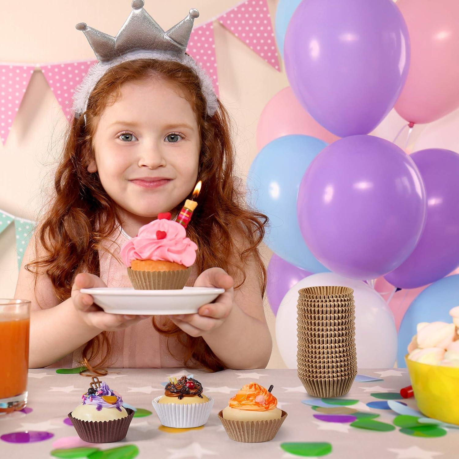 Forros de Cupcake Zonon 1000 Piezas Papel Biodegradable 3 cm