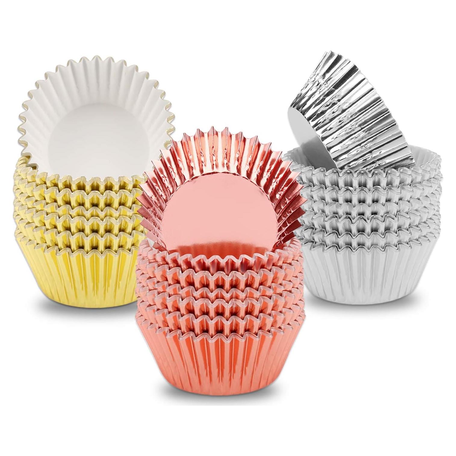 Forros de Cupcake Hadoife 300 Piezas Papel Desechable 10.5 cm