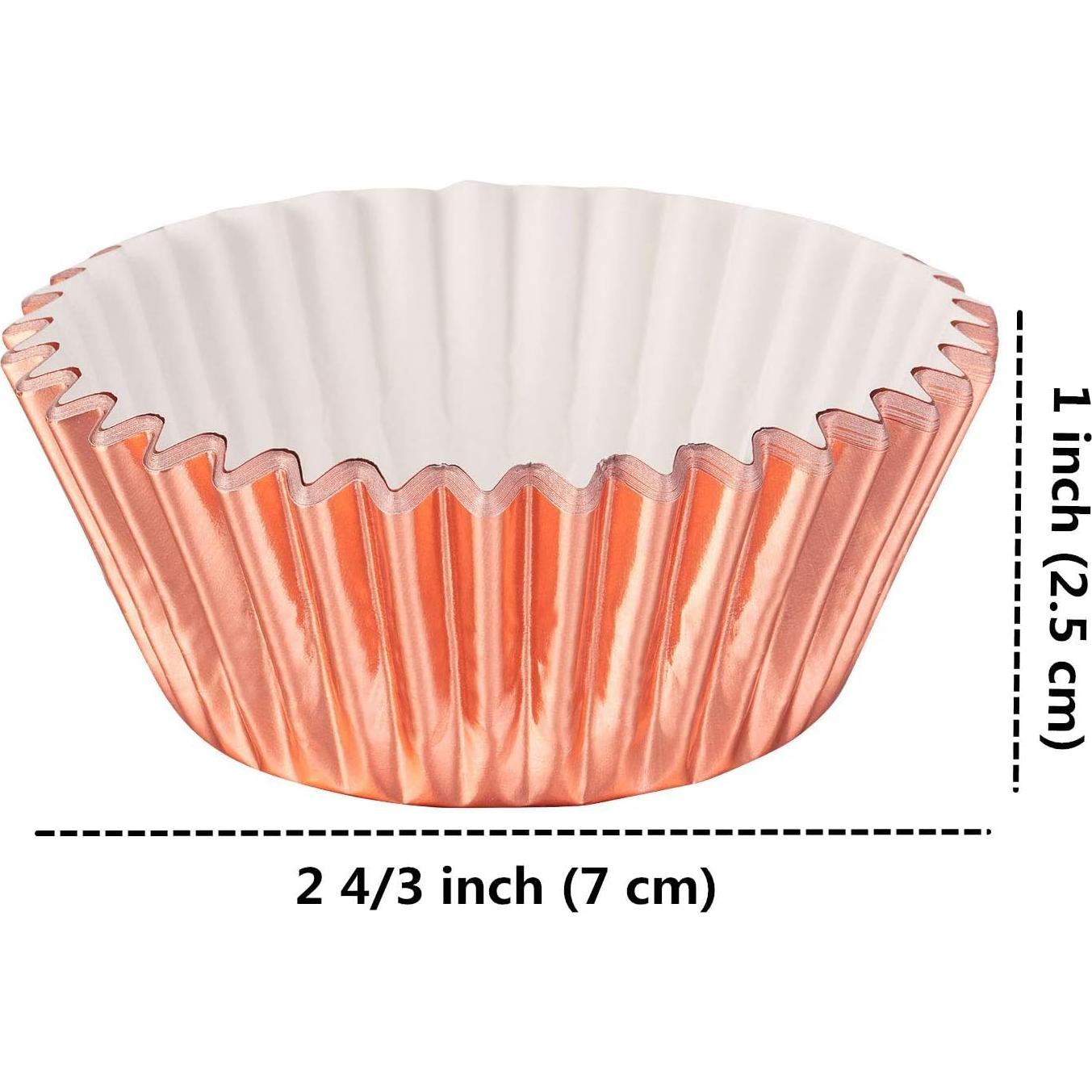 Forros de Cupcake Hadoife 300 Piezas Papel Desechable 10.5 cm