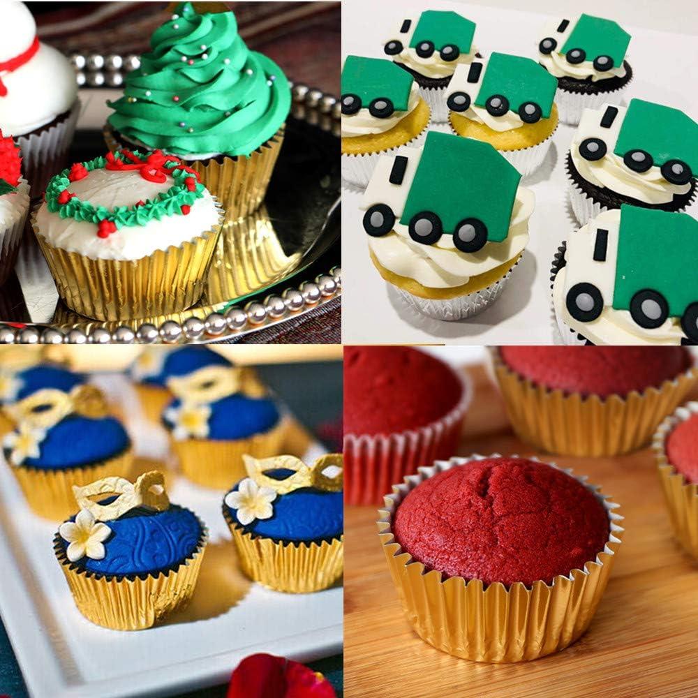 Forros de Cupcake Hadoife 300 Piezas Papel Desechable 10.5 cm