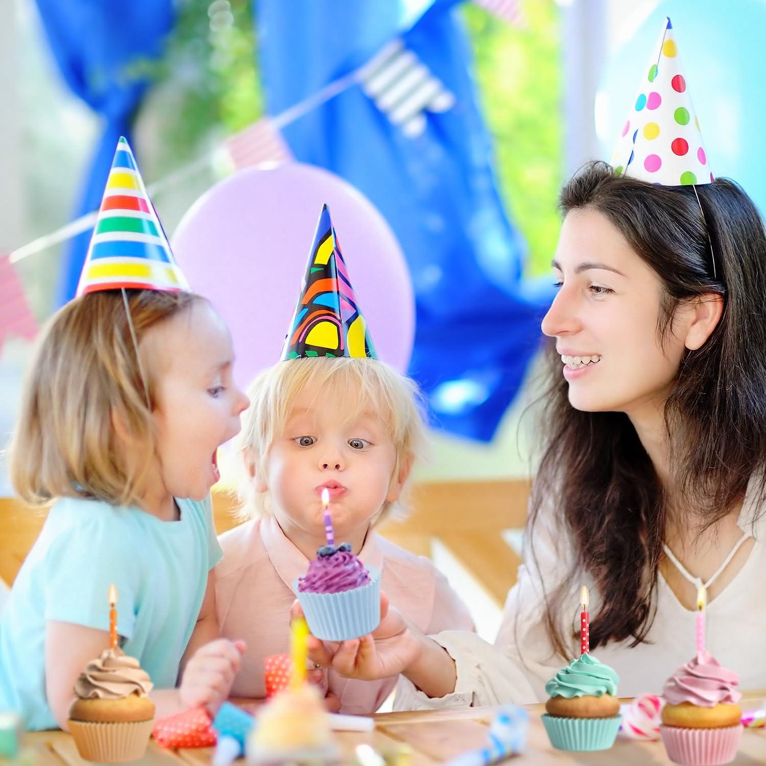 Forros de Cupcake de Papel Arcoíris GreenPine 400 Pcs