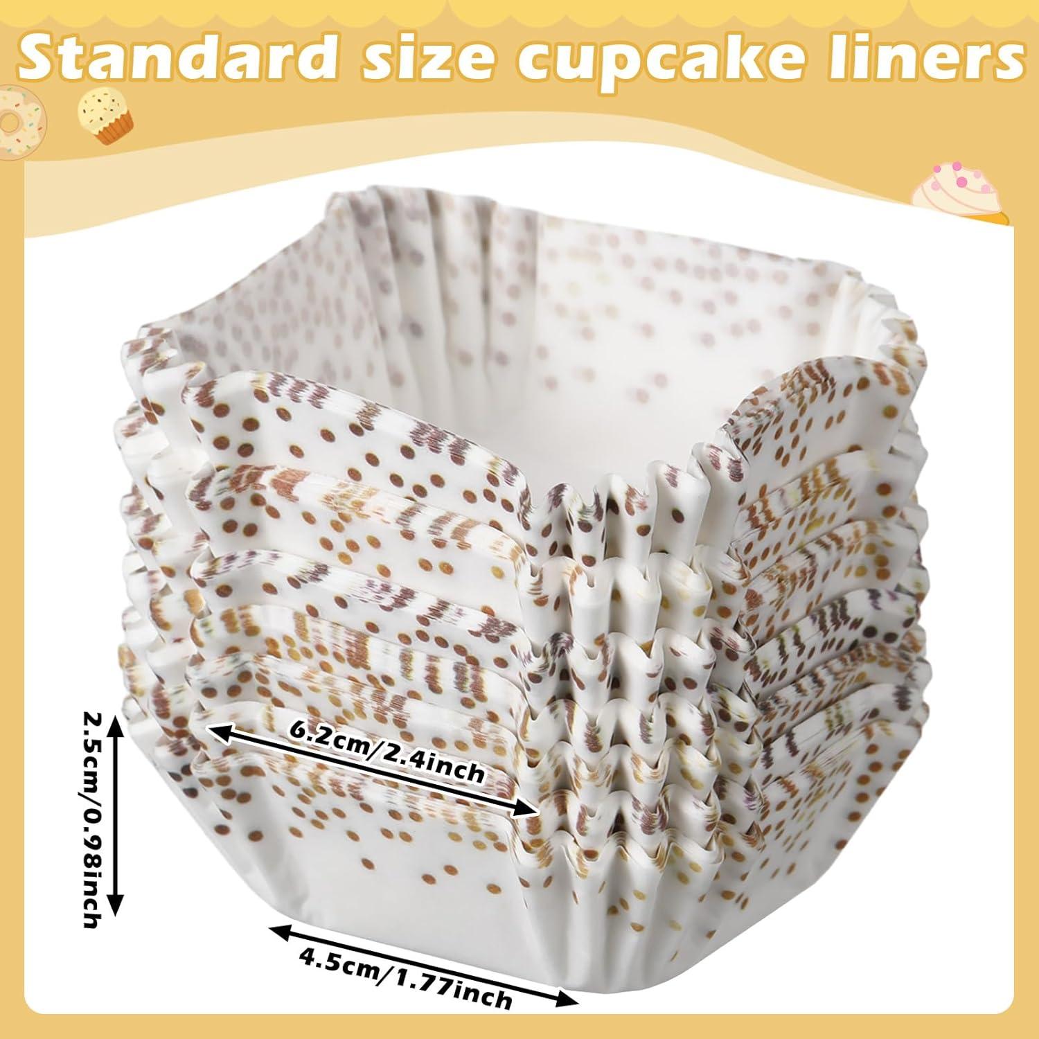 Tanlade 350 Forros Desechables para Cupcake Cuadrados 4.5 cm