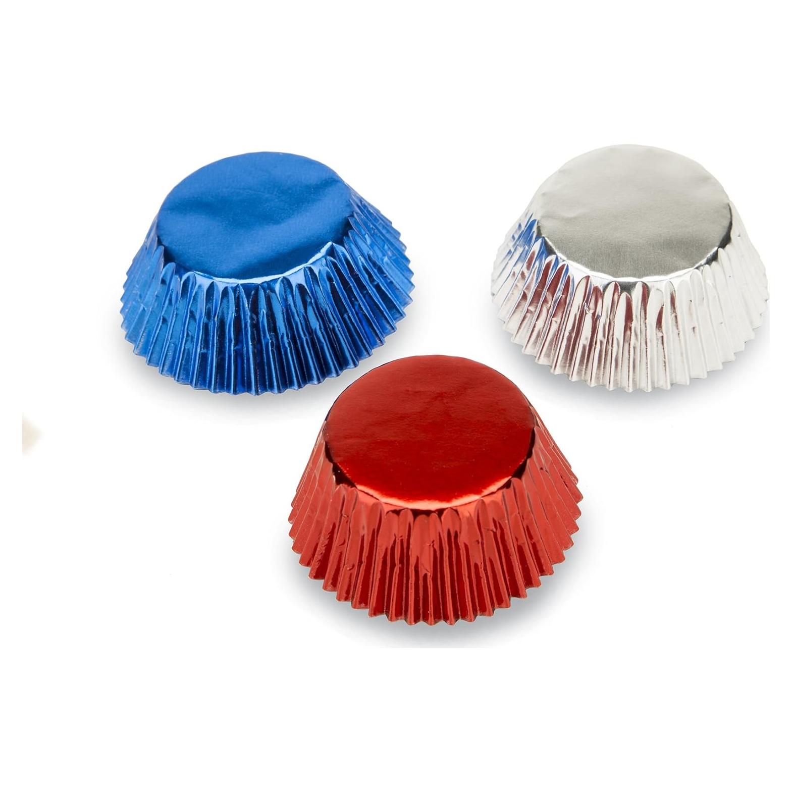 Forros de Muffin y Cupcake Patrióticos Fox Run, Set 45 Pzas