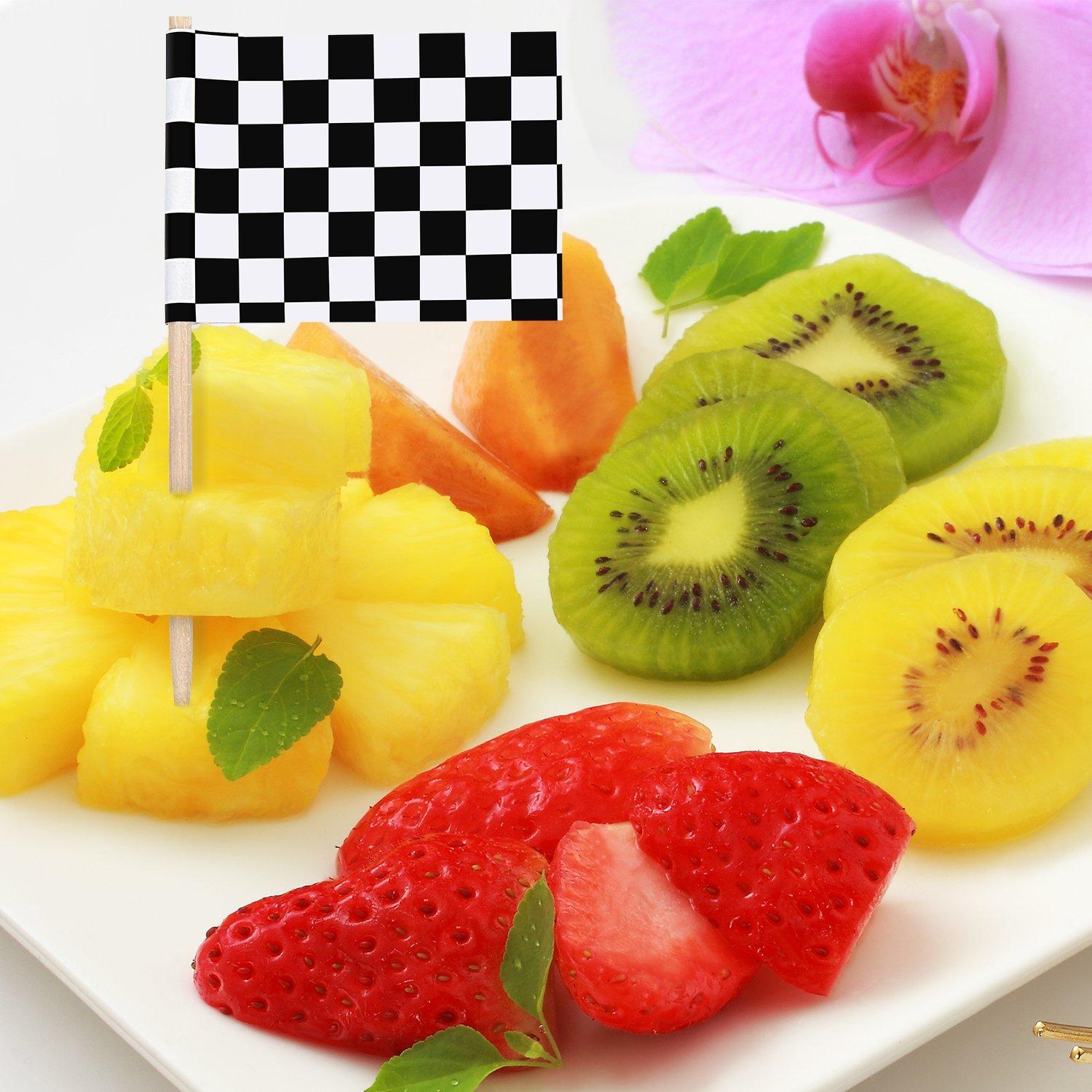 Kit Decoración Cupcakes 200 Piezas TecUnite Bandera Cuadros