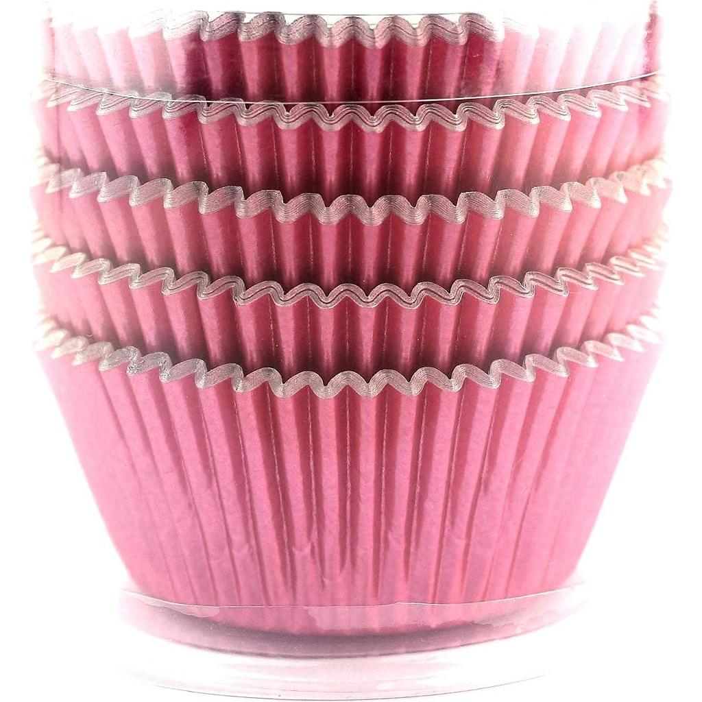 Forros de Cupcake de Papel Eoonfirst 100 Pcs Rosa 5cm