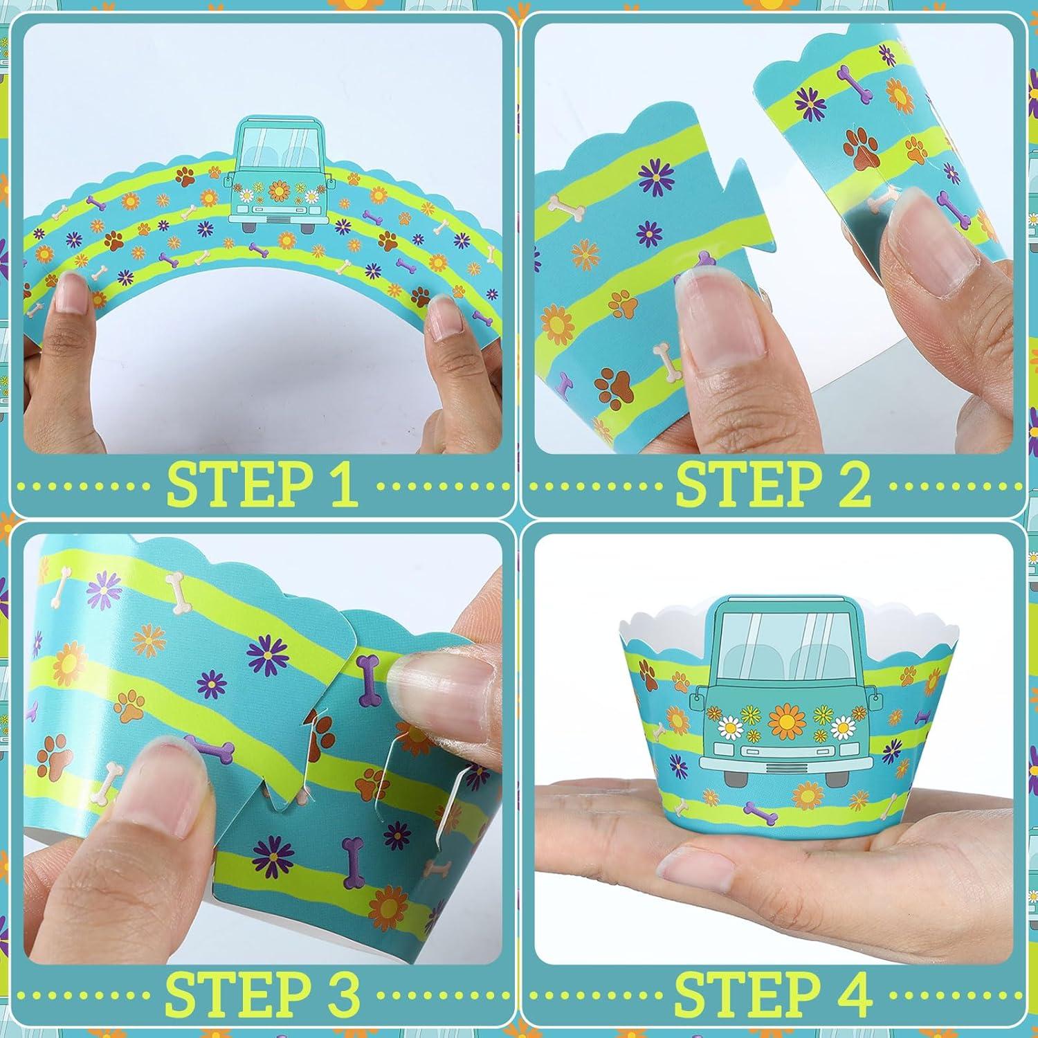 Envoltorios para Cupcakes de Perro Vesici - 36 Pcs Multicolor