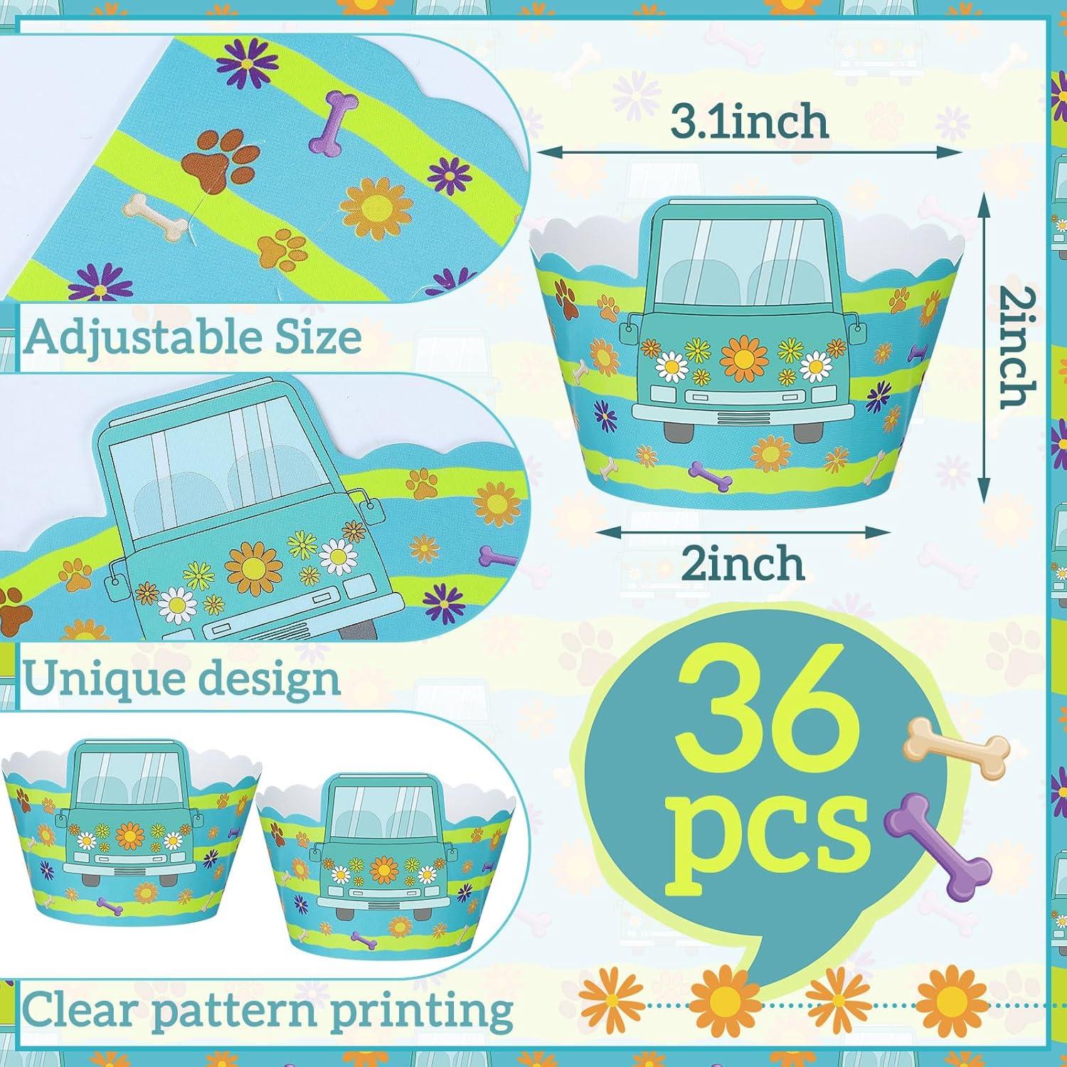 Envoltorios para Cupcakes de Perro Vesici - 36 Pcs Multicolor