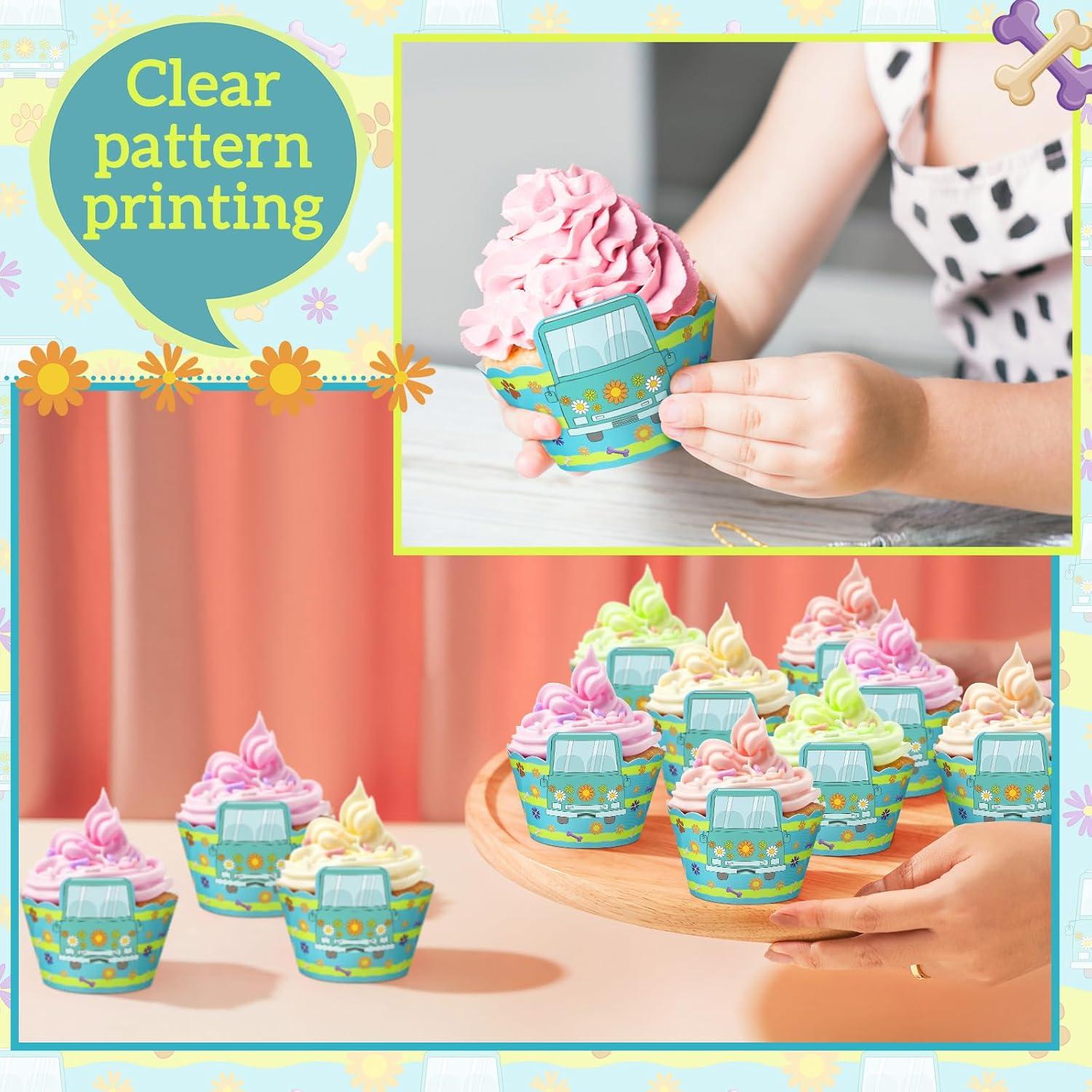 Envoltorios para Cupcakes de Perro Vesici - 36 Pcs Multicolor