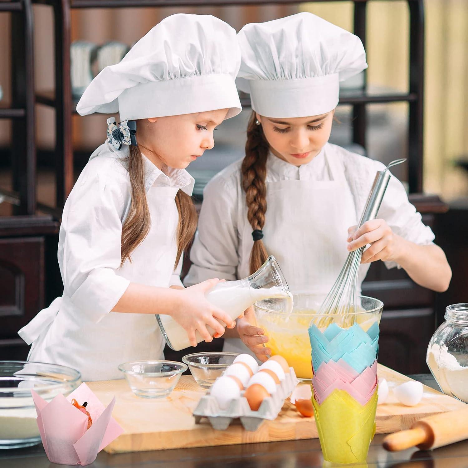 600 Forros de Muffin Tulipán Gandeer Papel Resistente a Grasa