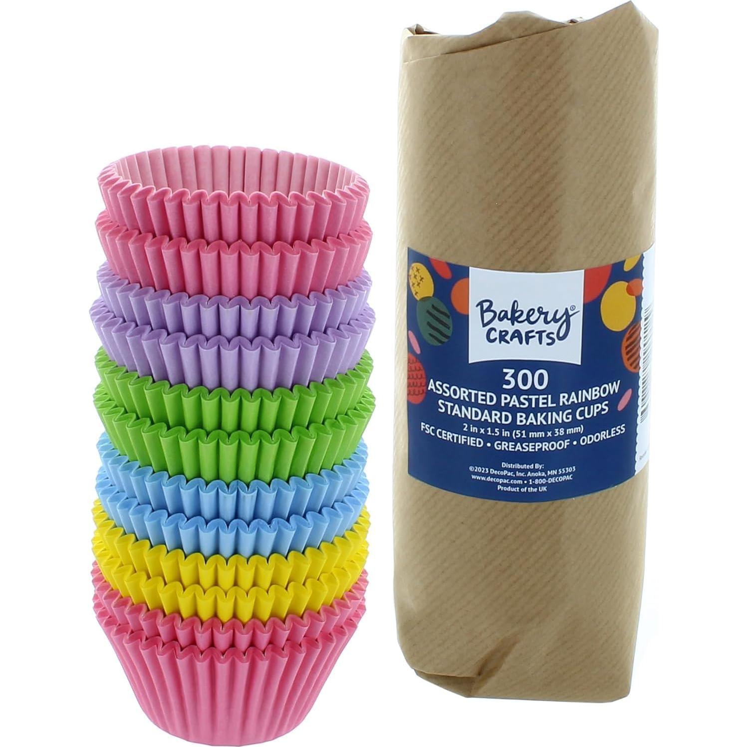 Tazas para Hornear Cupcakes Bakery Crafts 300 Piezas 5.08 cm