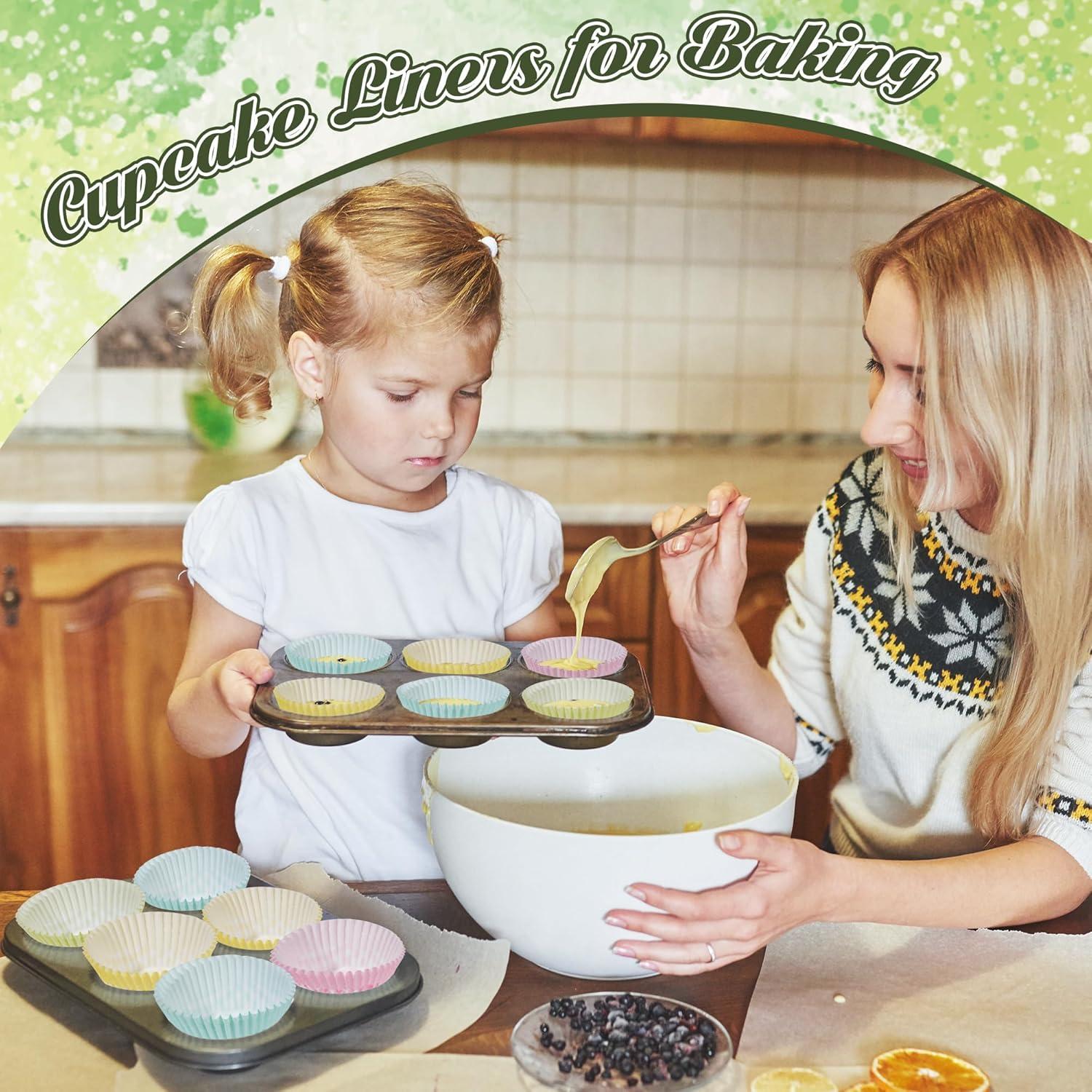 Forros de Cupcake Estándar Glavatrix 100PCS Multicolor