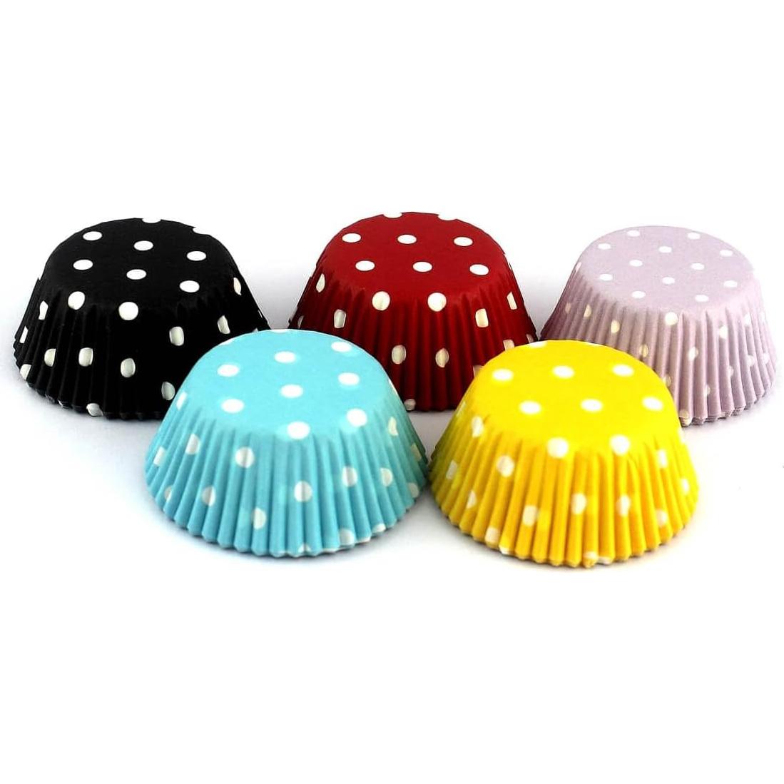 Forros de Cupcake Mini Eoonfirst 300 Pcs Multicolor Sin Olor