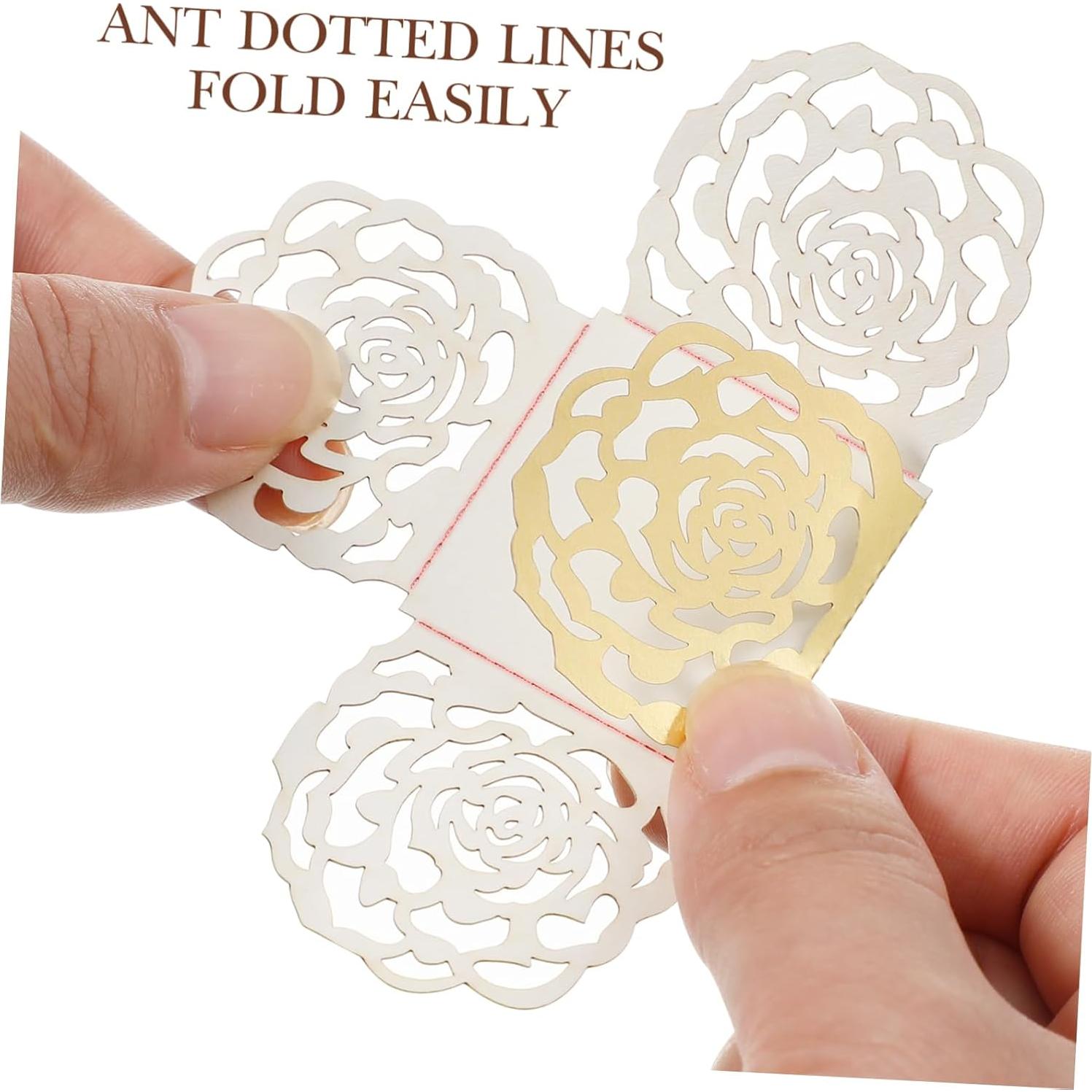 Forros de Cupcake Cuadrados Alipis Dorados 50 Pcs 7.62cm