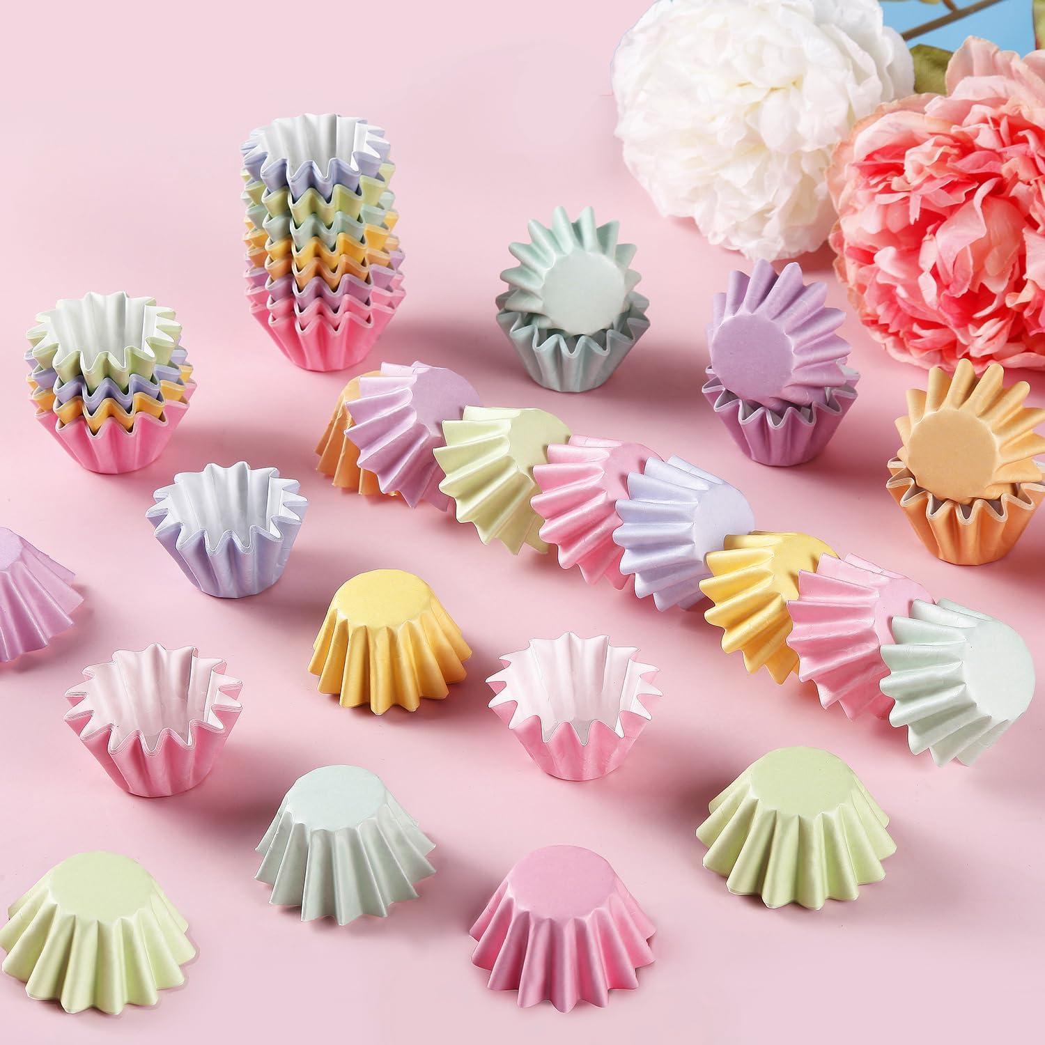 Forros de Cupcake Quera 240 Pcs Iridiscente 3x3 cm