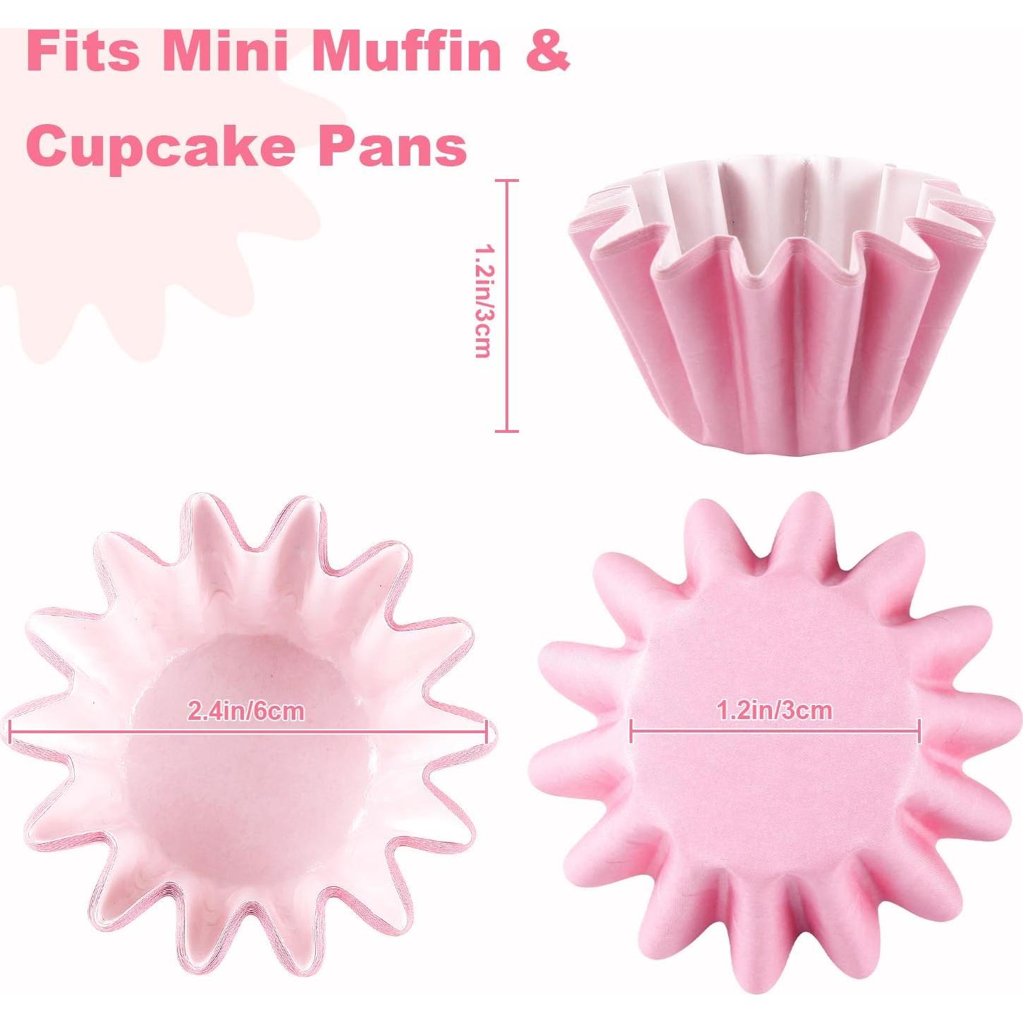 Forros de Cupcake Quera 240 Pcs Iridiscente 3x3 cm