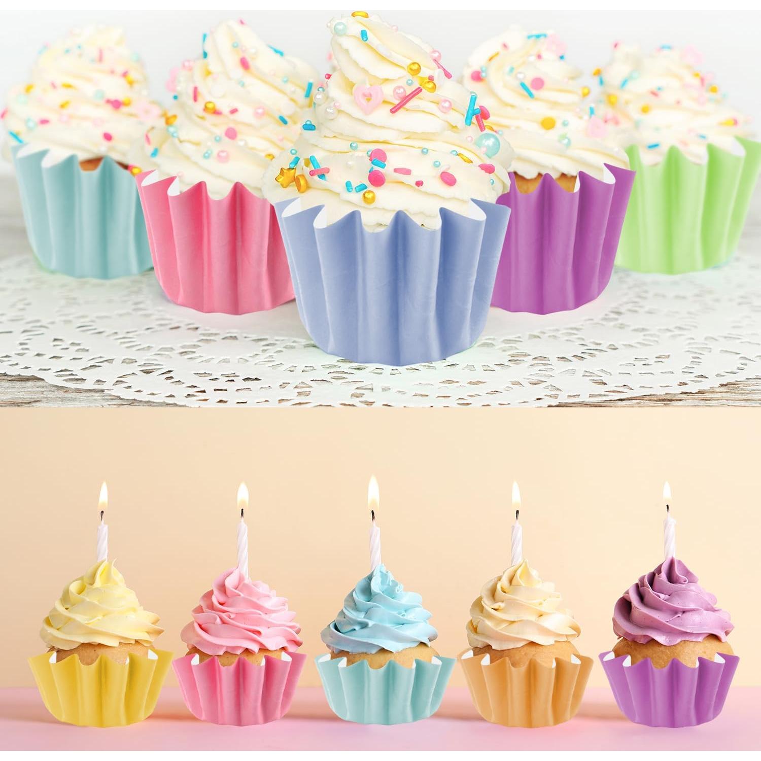 Forros de Cupcake Quera 240 Pcs Iridiscente 3x3 cm