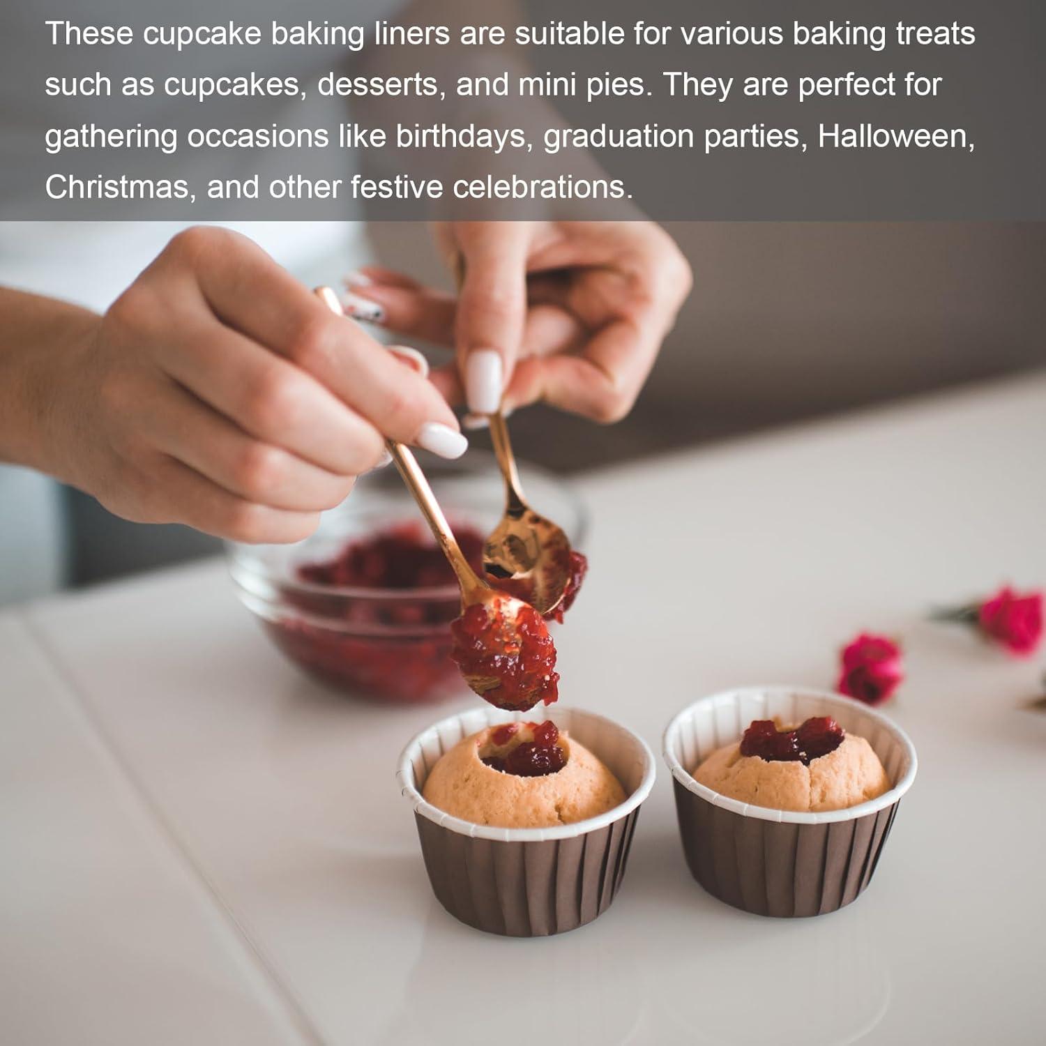 Moldes para Cupcakes de Papel HARFINGTON 50 Pcs Antigrasa