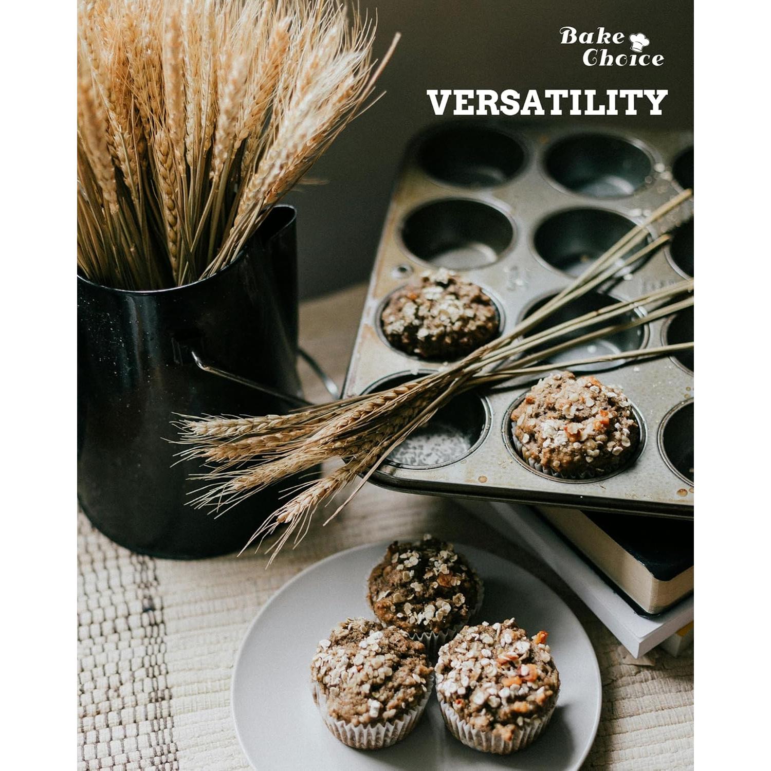 Molde para Muffins Mini Bake Choice 24 Tazas + 200 Forros