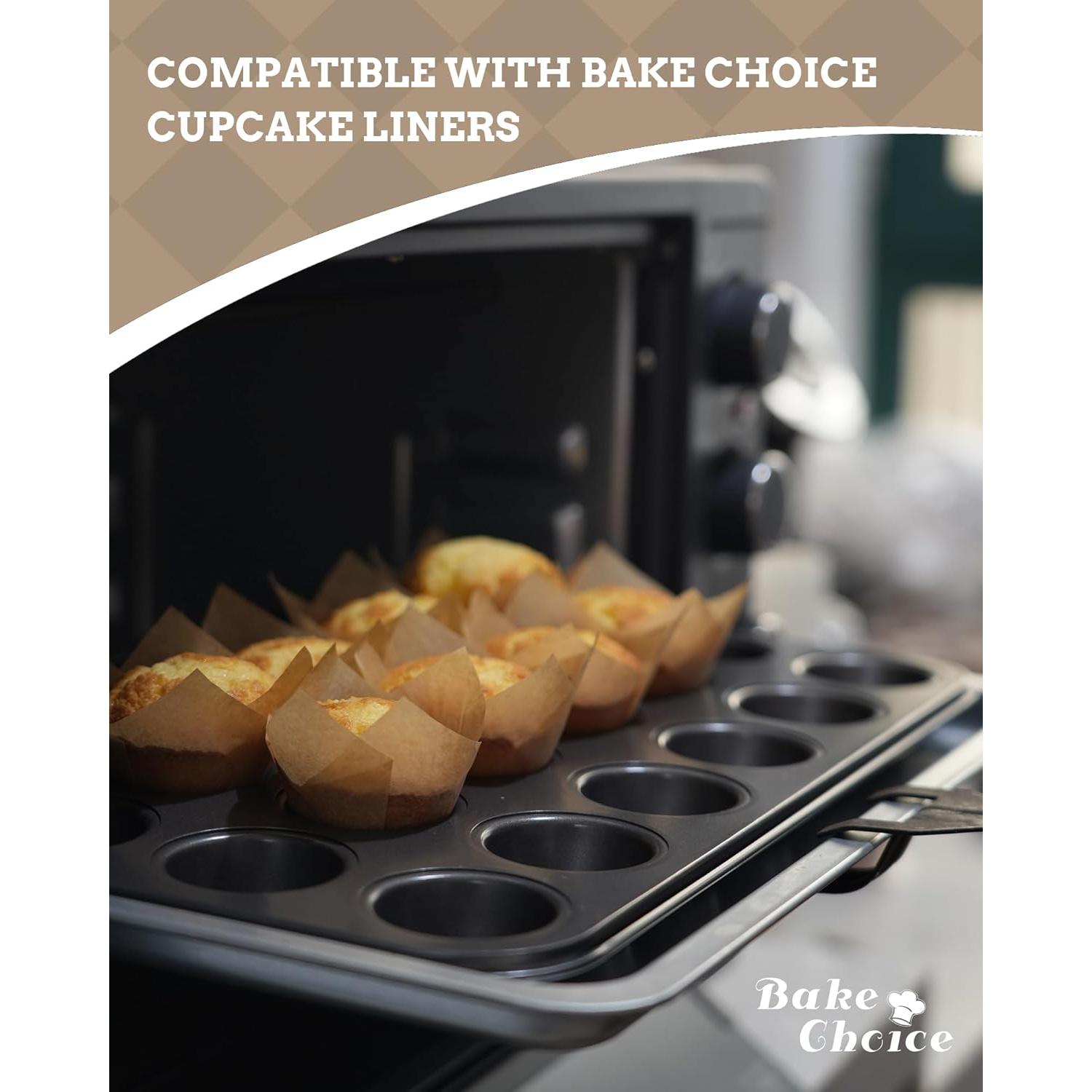 Molde para Muffins Mini Bake Choice 24 Tazas + 200 Forros