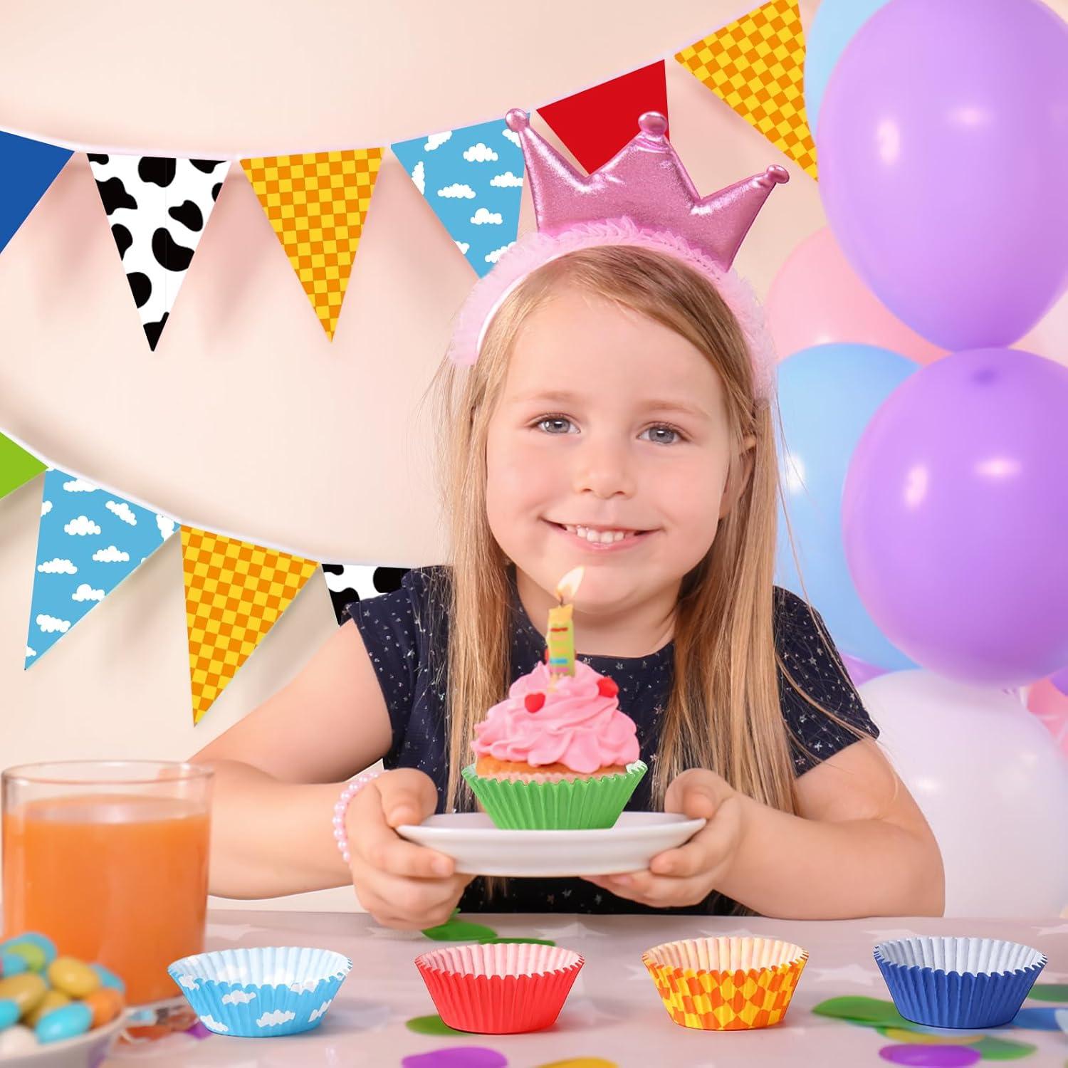 Forros de Cupcake Vesici 900 Piezas Caricatura Multicolor