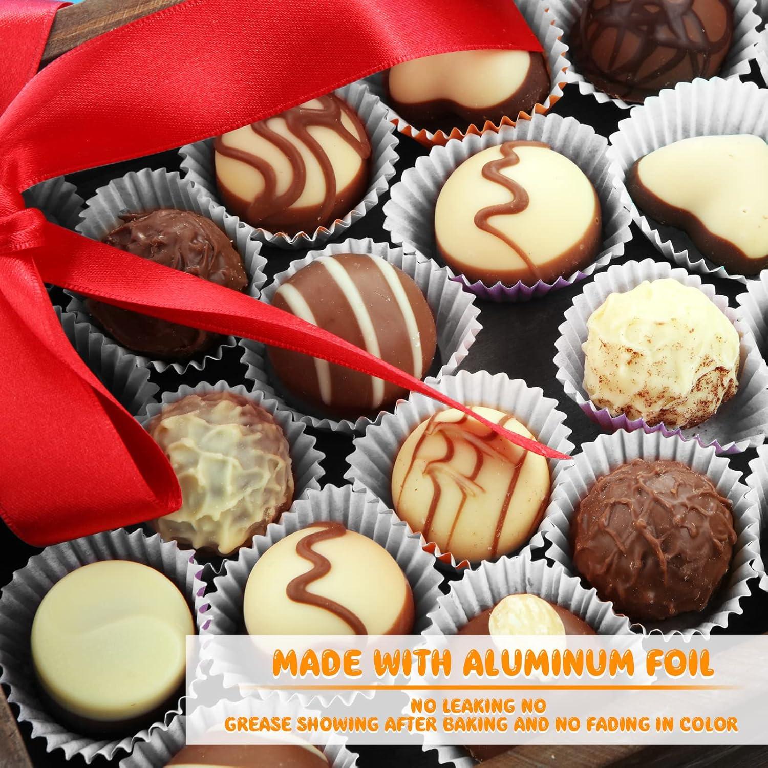 1000 Forros de Cupcake de Aluminio Vesici 5 cm Colorido