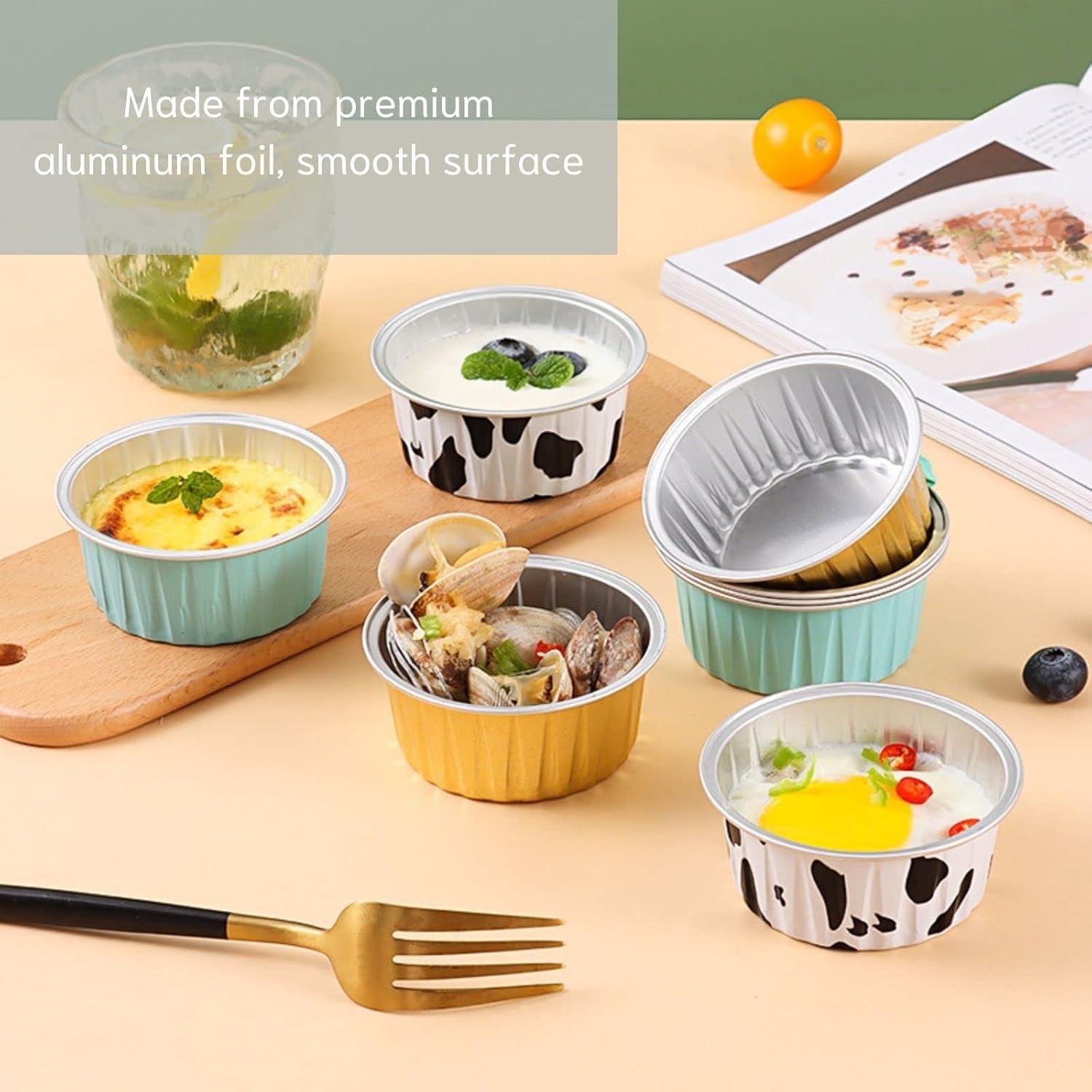 Mini Tazas de Hornear de Aluminio Findful 40pcs 148.83g