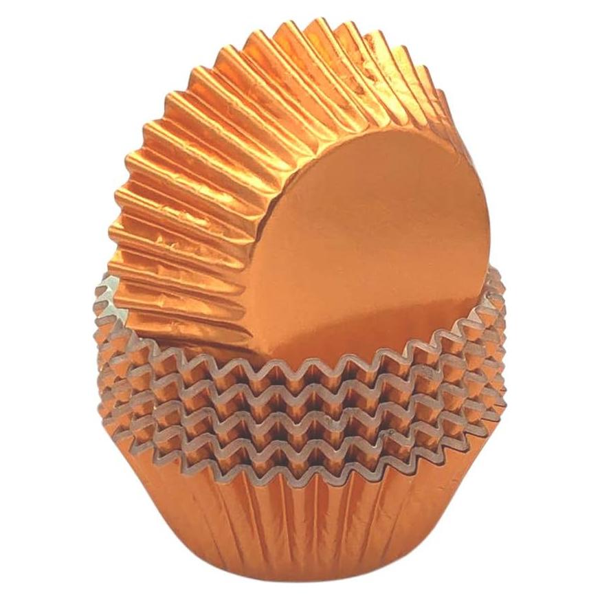 Forros de Cupcake Huaswan Naranja 120 Unidades Estándar