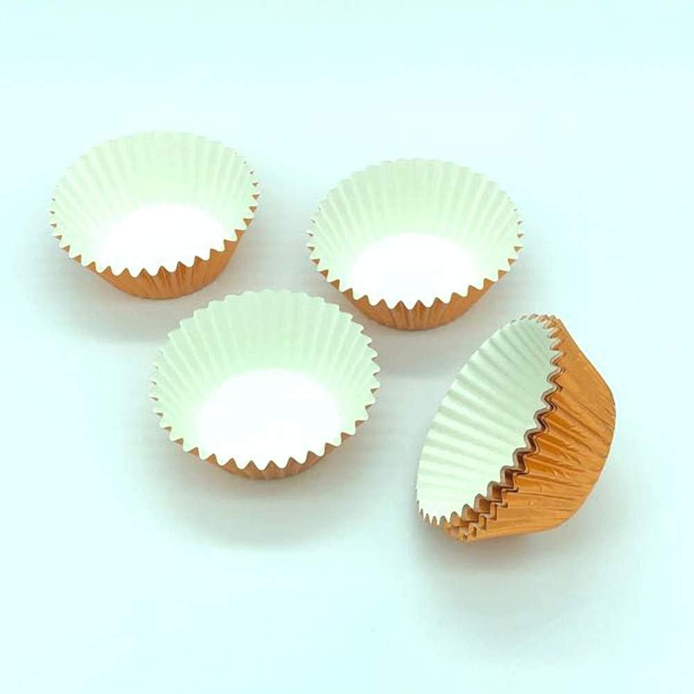 Forros de Cupcake Huaswan Naranja 120 Unidades Estándar