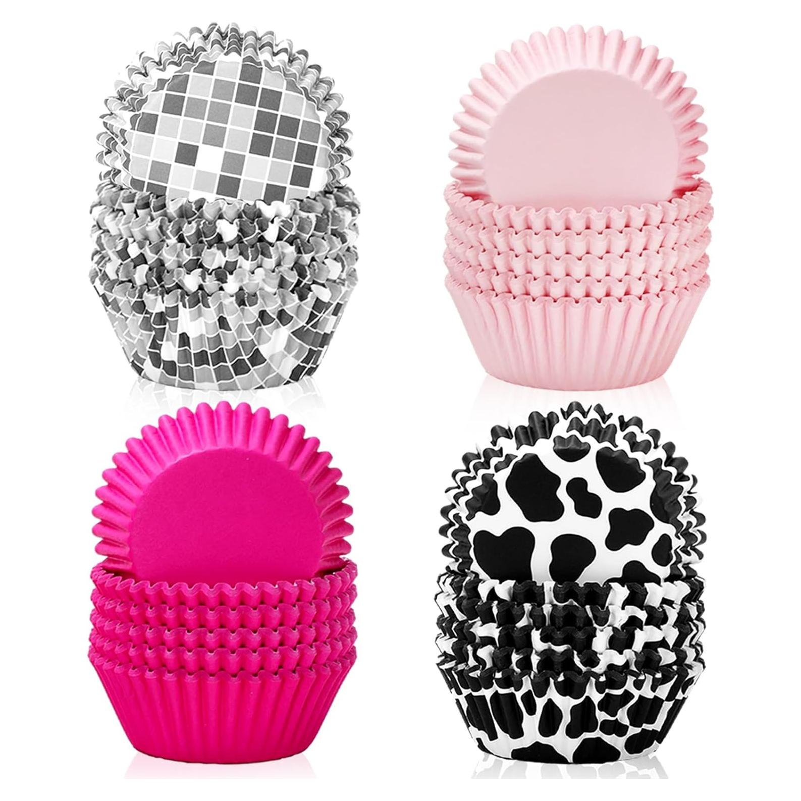 600 Forros de Cupcake de Papel Vaquera FYSUIMU 5.08 cm