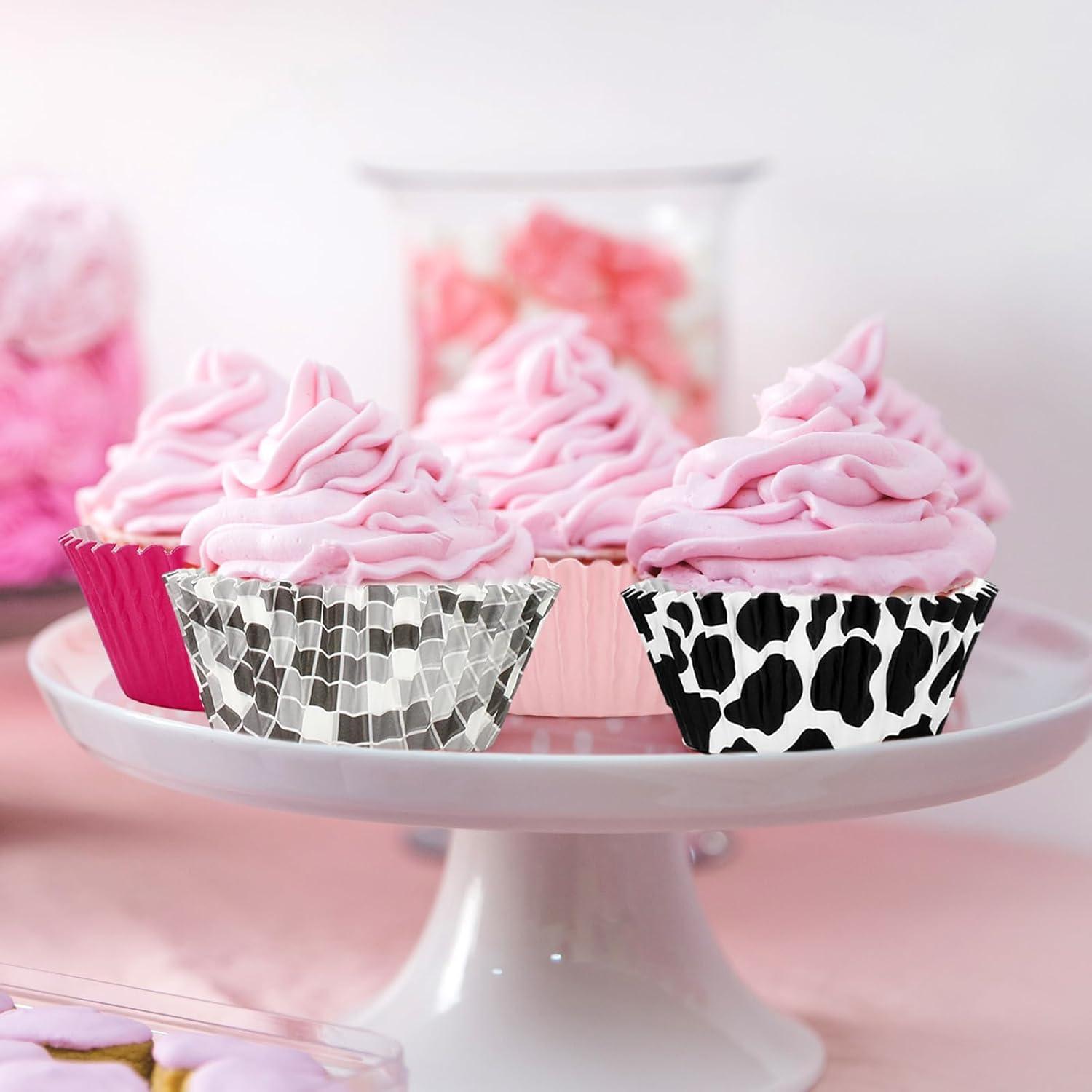 600 Forros de Cupcake de Papel Vaquera FYSUIMU 5.08 cm