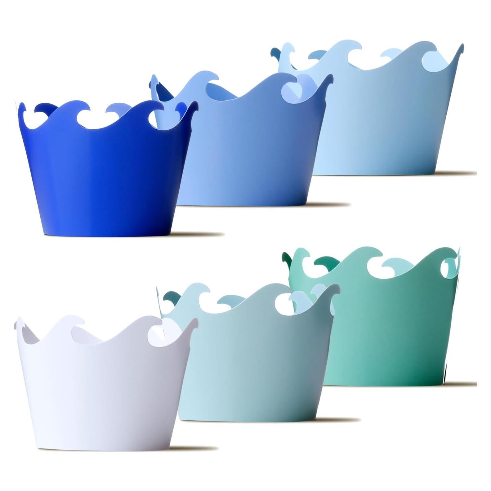 Fundas para Cupcakes Oceánicas Pretty Cute Studios - Set de 48