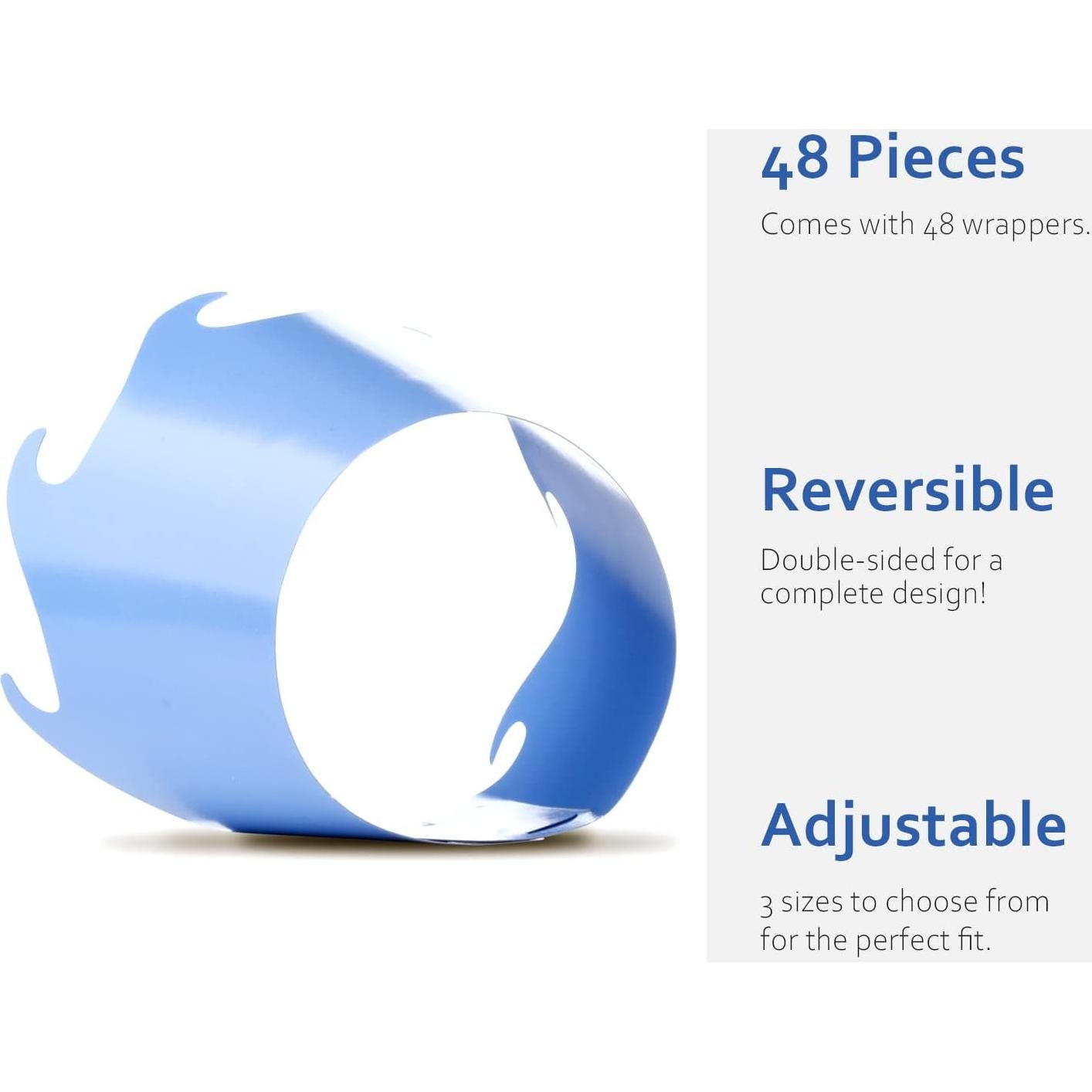 Fundas para Cupcakes Oceánicas Pretty Cute Studios - Set de 48