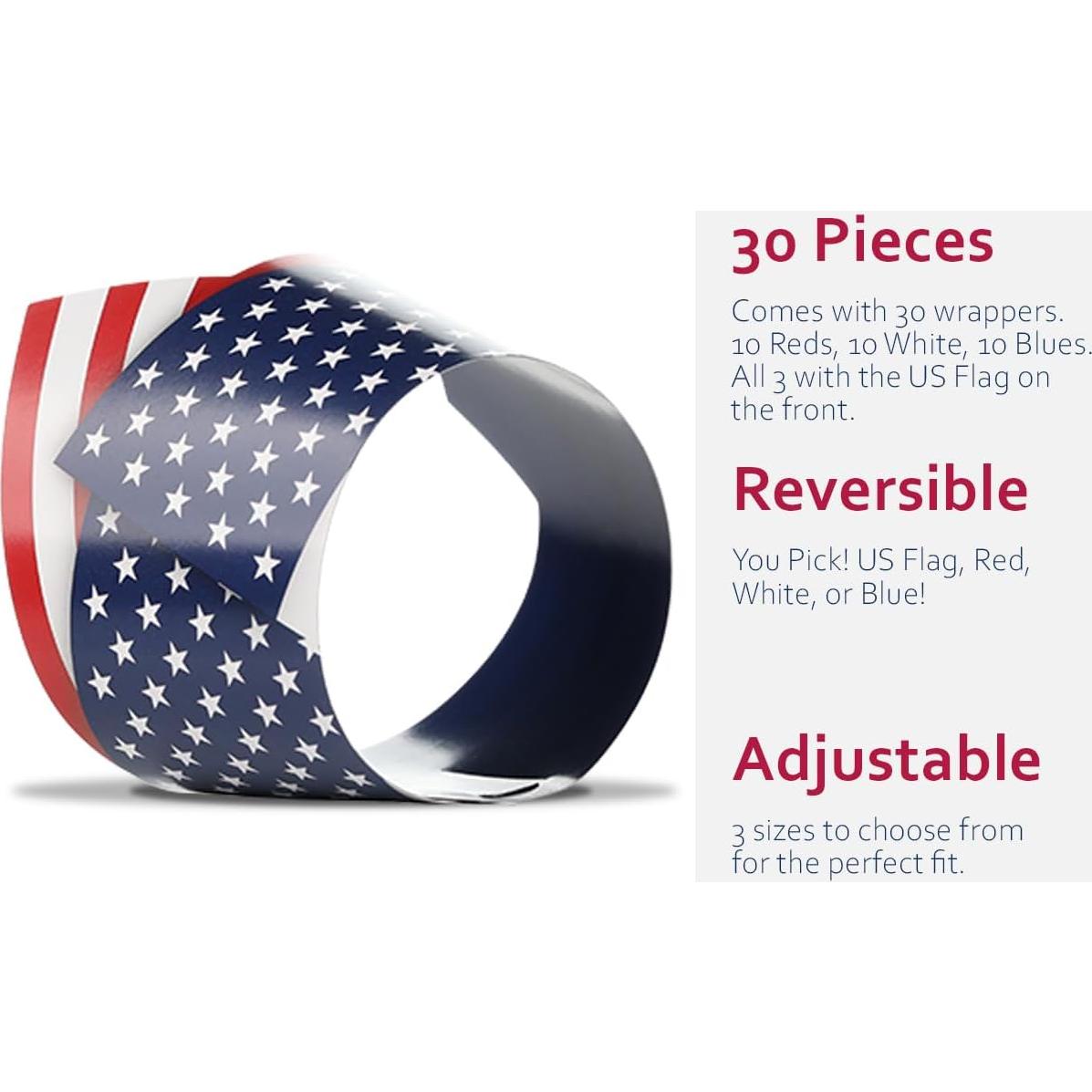 Fundas para Cupcakes Patrióticas Pretty Cute Studios - Set de 30