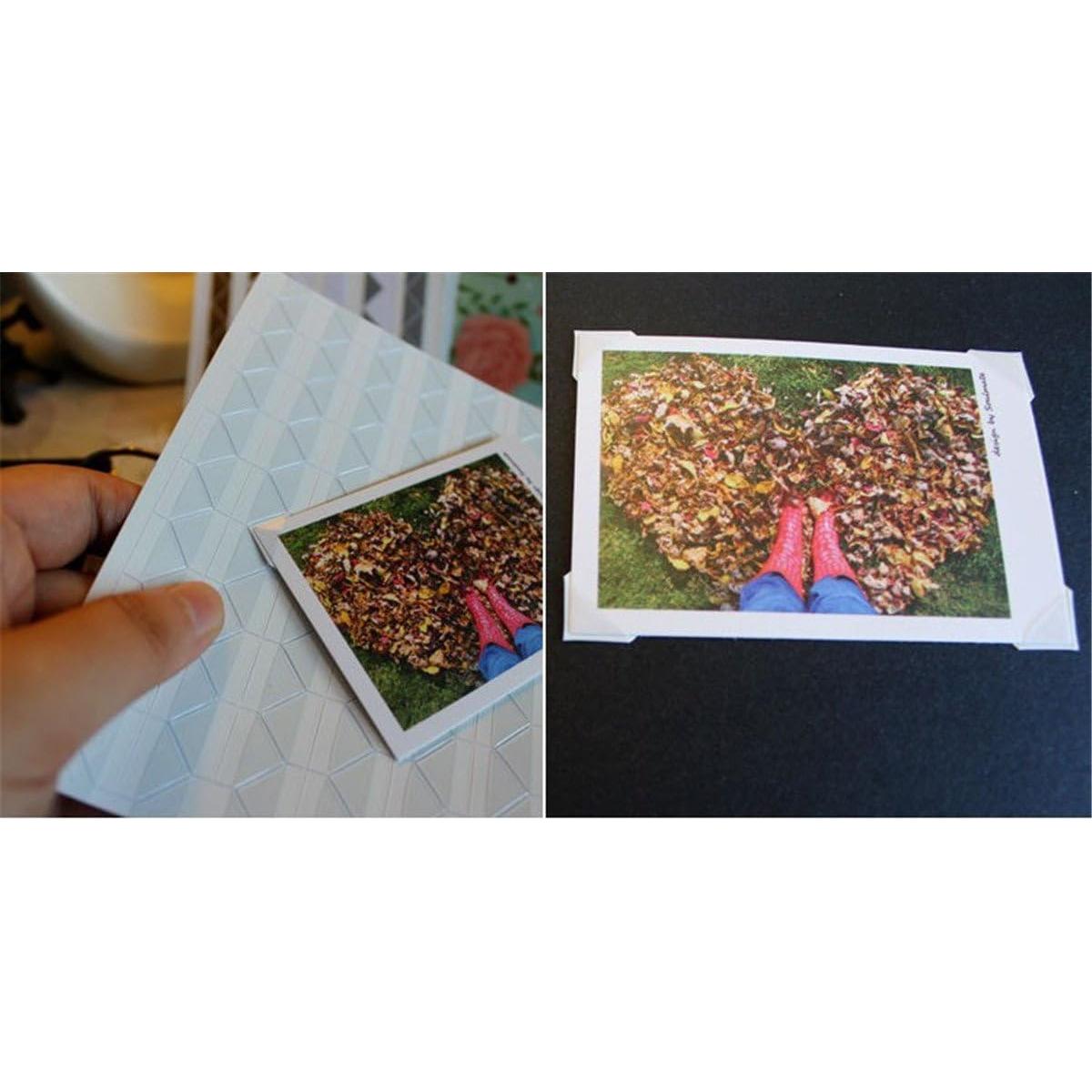 Esquinas de Foto Autoadhesivas YYaaloa 1020 Piezas Transparentes