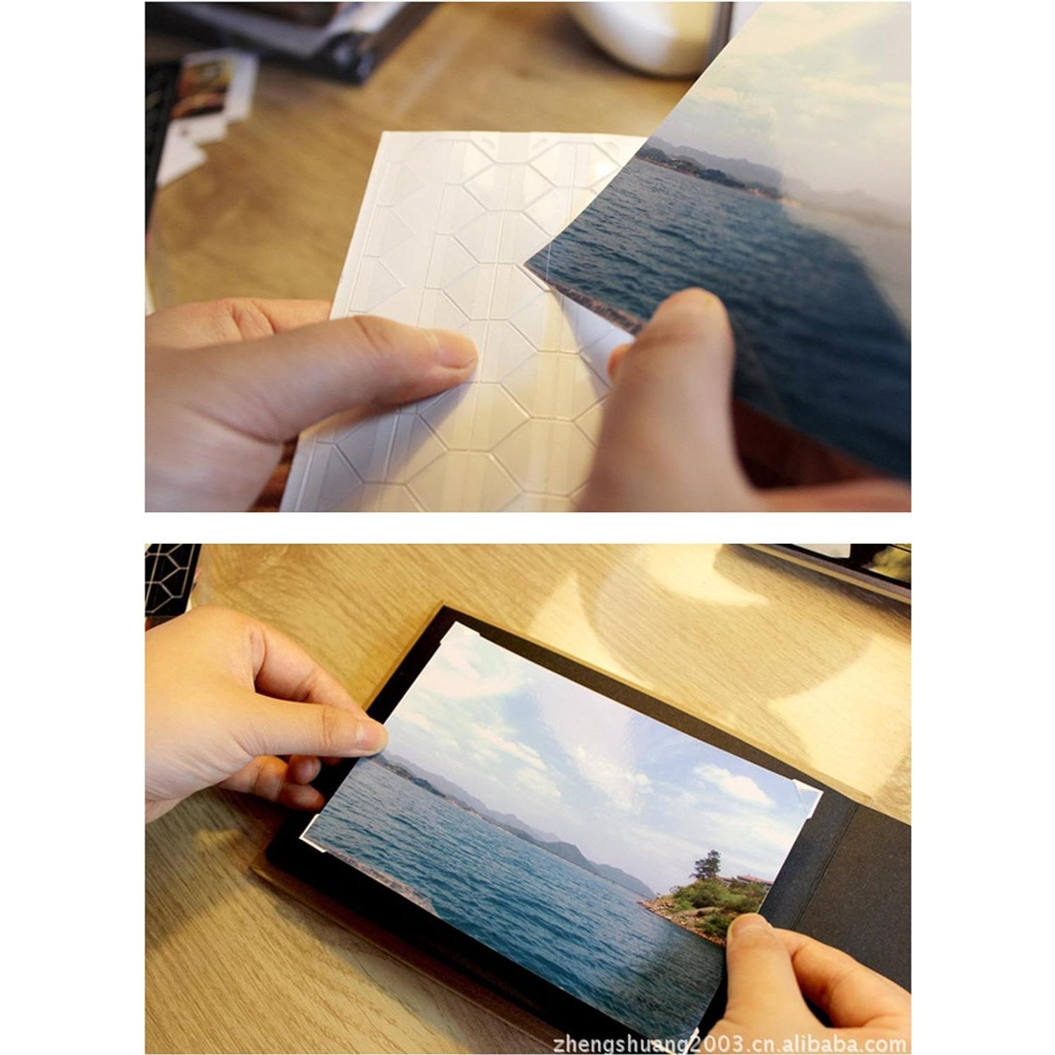 Esquinas de Foto Autoadhesivas YYaaloa 1020 Piezas Transparentes