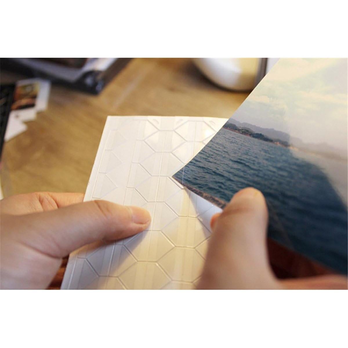 Esquinas de Foto Autoadhesivas YYaaloa 1020 Piezas Transparentes