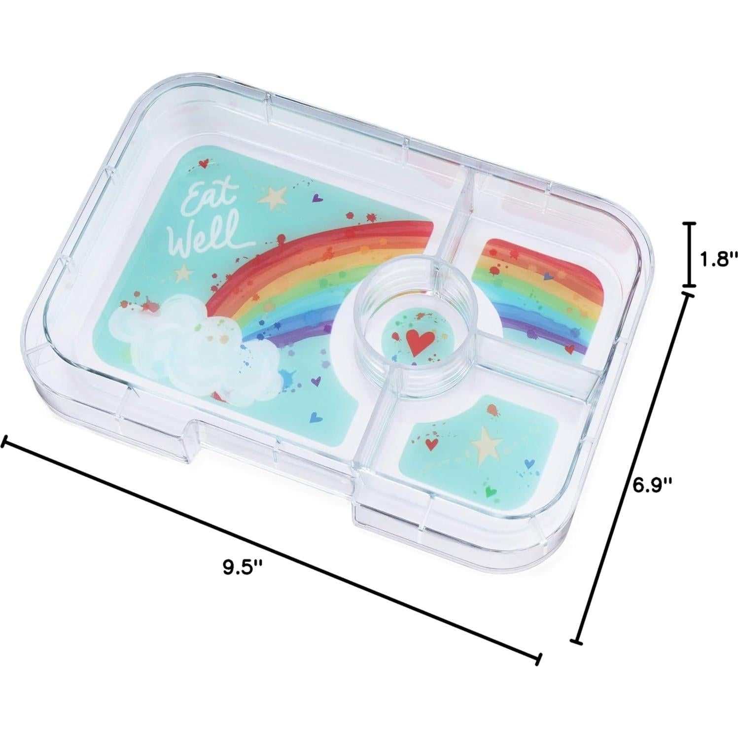 Yumbox Tapas Bento Box Rosa Capri 4 Compartimentos 4.2 Tazas