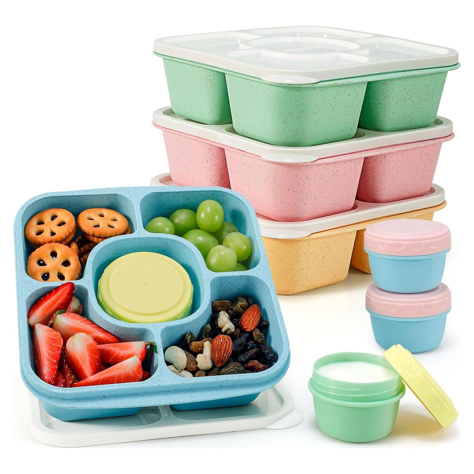 Contenedores de Snack Caperci CK319 Bento 5 Compartimentos