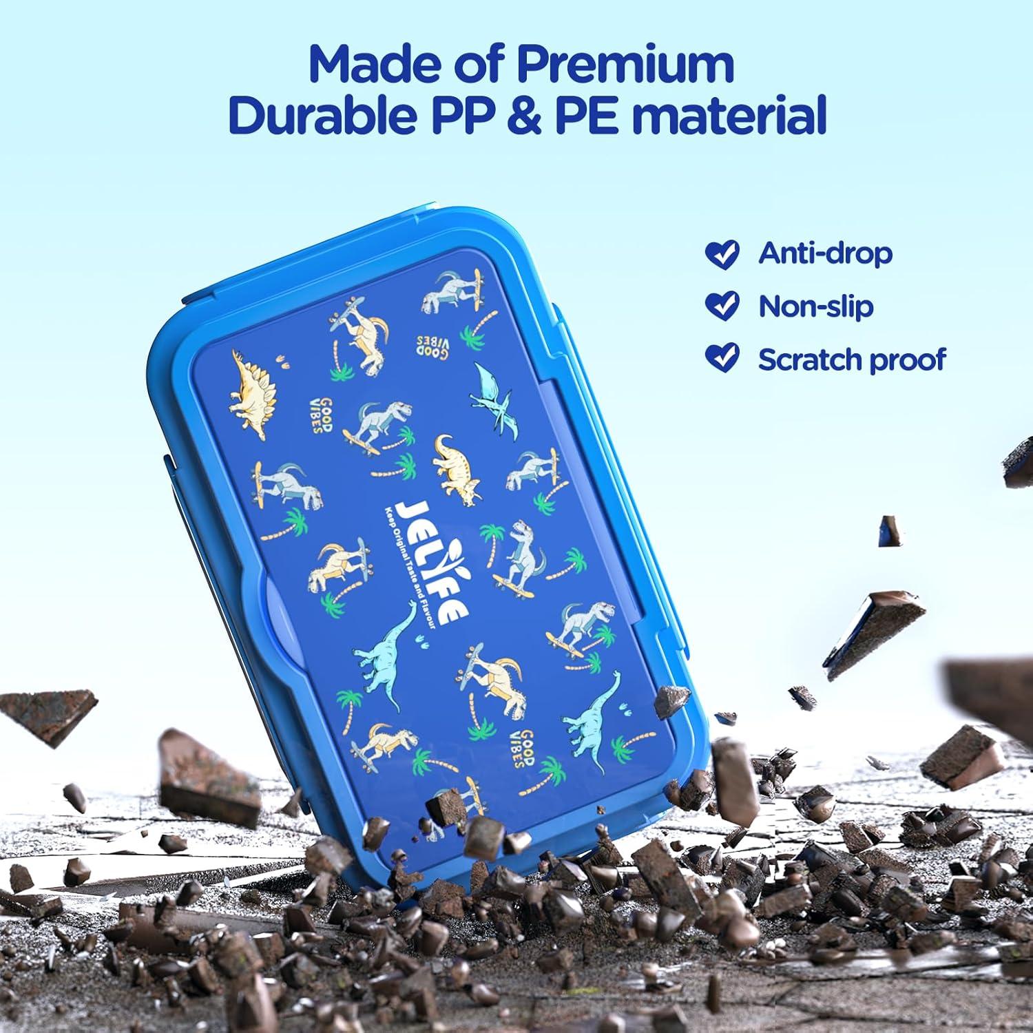 Caja Bento para Almuerzo Jelife Azul Dianosar 4 Compartimentos