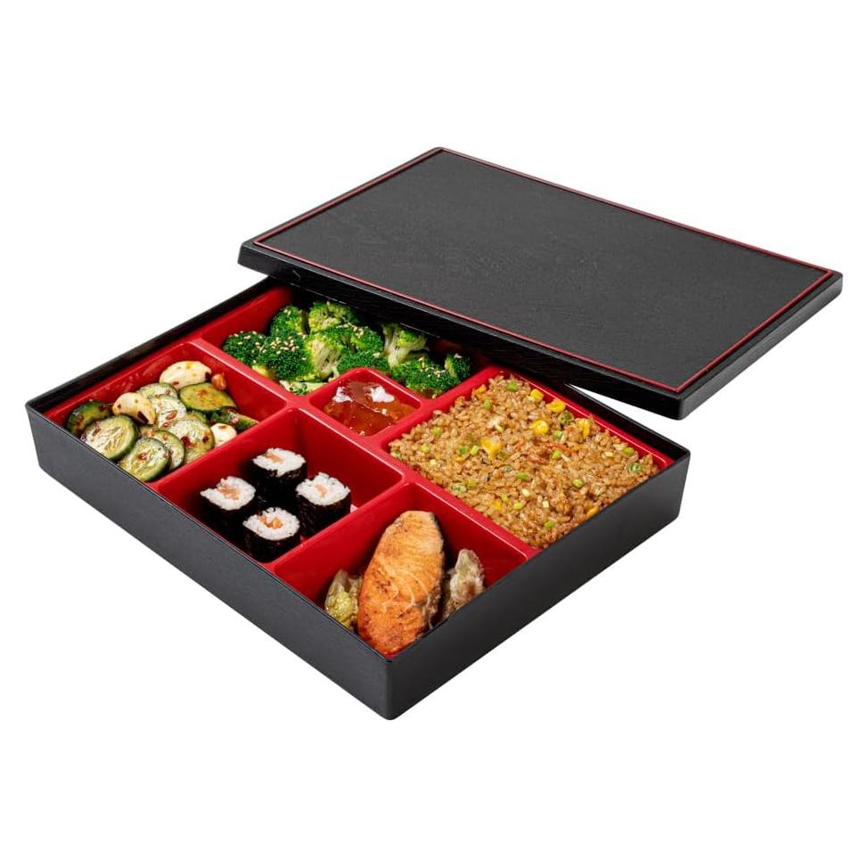 Contenedor de Almuerzo Restaurantware 6 Compartimentos 31x25 cm