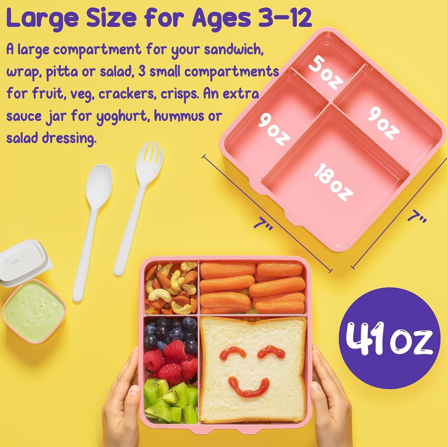 Caja de Almuerzo Aislada Fimibuke 7 Piezas para Niños