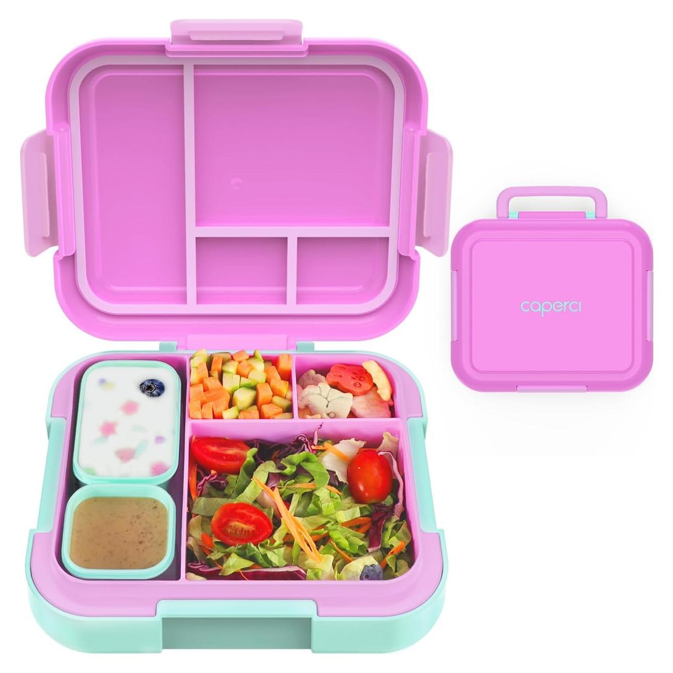 Caja Bento para Niños Caperci 4.8 Tazas A Prueba de Fugas