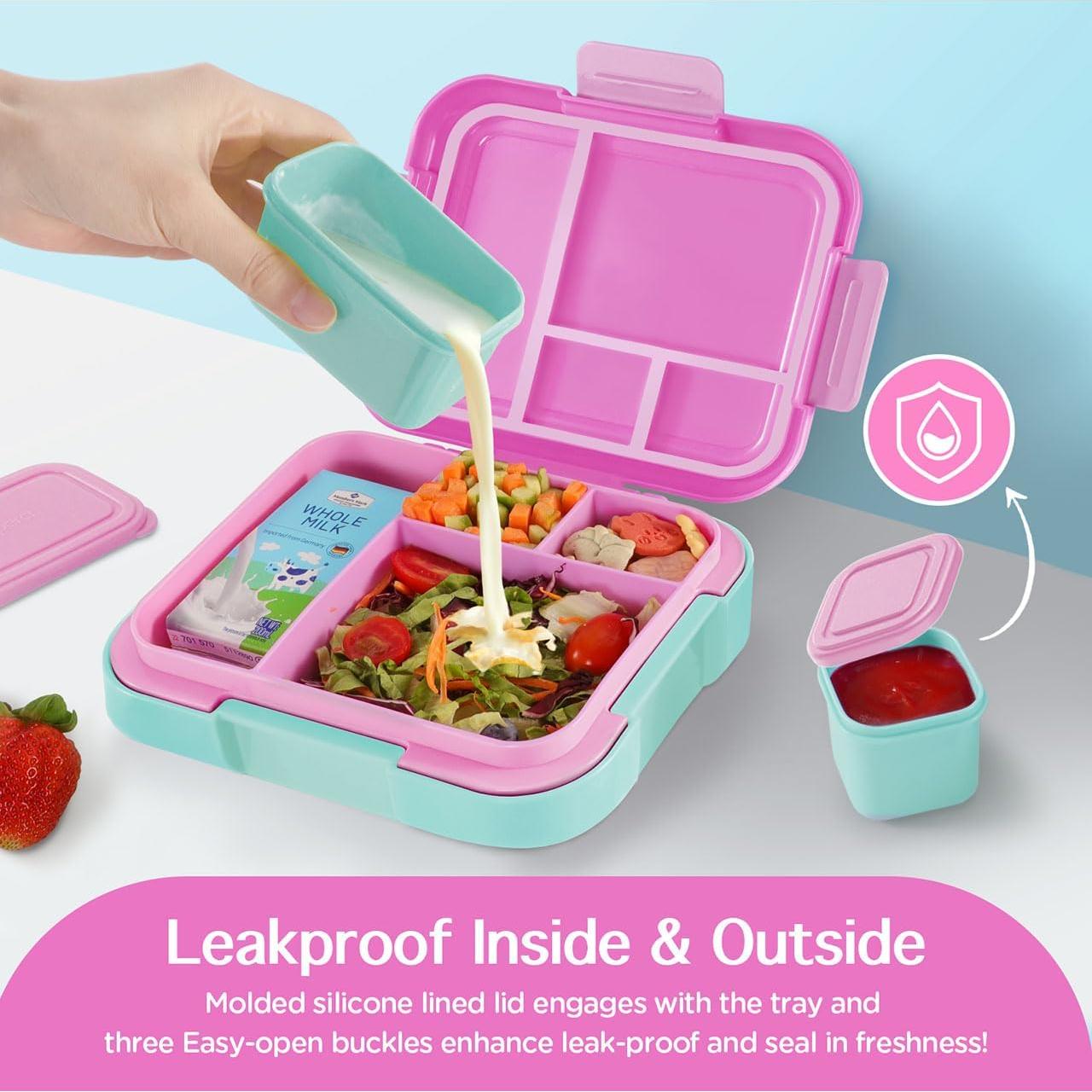 Caja Bento para Niños Caperci 4.8 Tazas A Prueba de Fugas