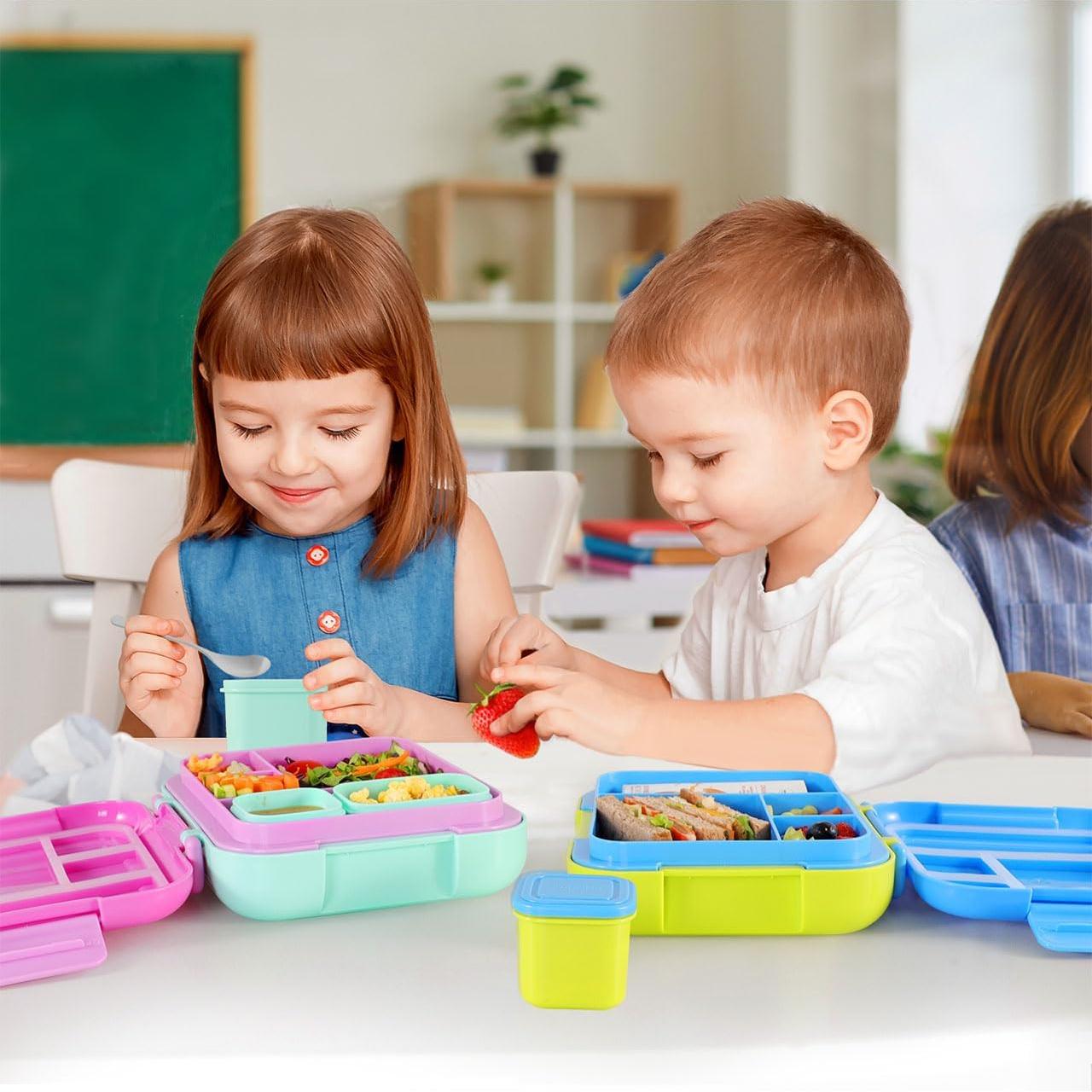 Caja Bento para Niños Caperci 4.8 Tazas A Prueba de Fugas
