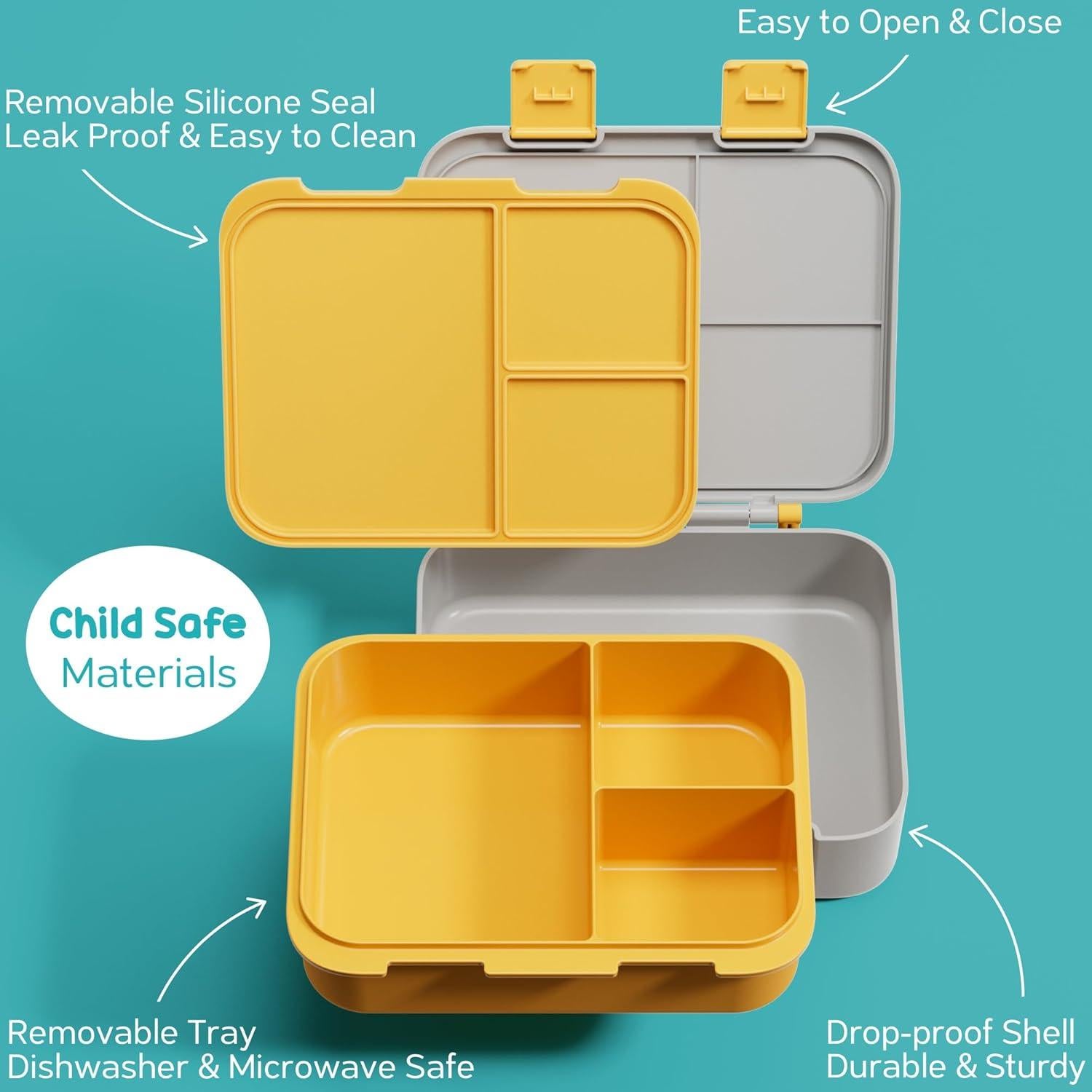 Caja Bento Fimibuke para Niños 32 oz a Prueba de Fugas