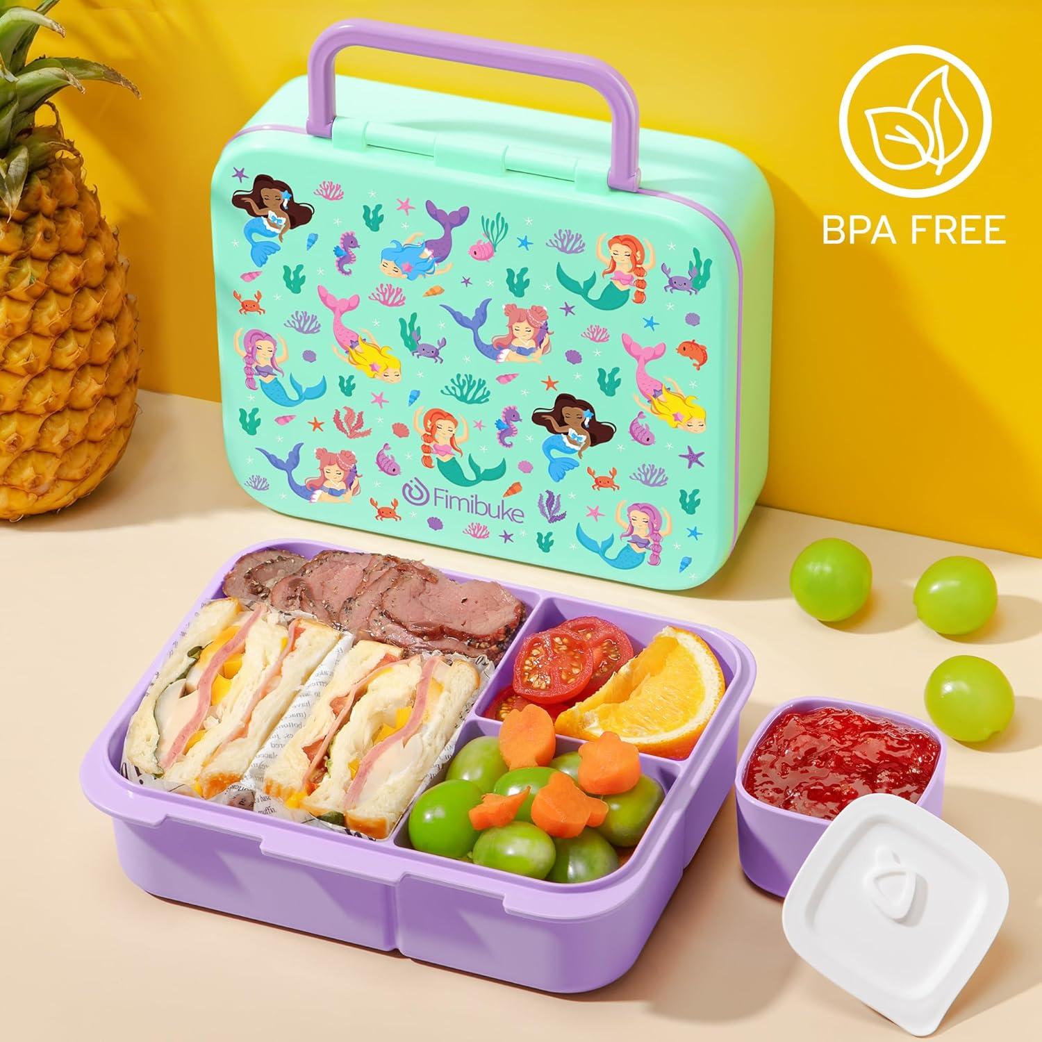 Caja Bento Fimibuke para Niños 32 oz a Prueba de Fugas