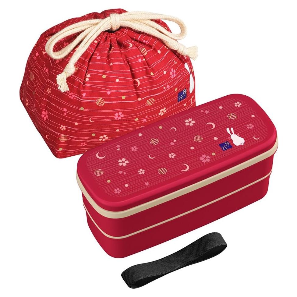 Caja Bento Tradicional Japonesa OSK PW-28C Roja 640ml