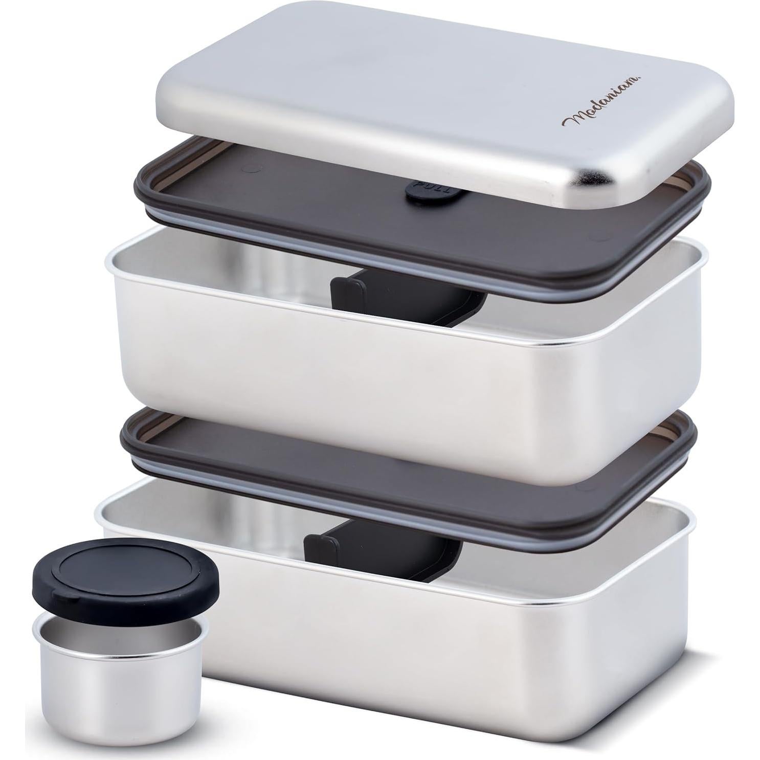 Caja Bento Acero Inoxidable Modaniam 54 Oz A prueba de Fugas